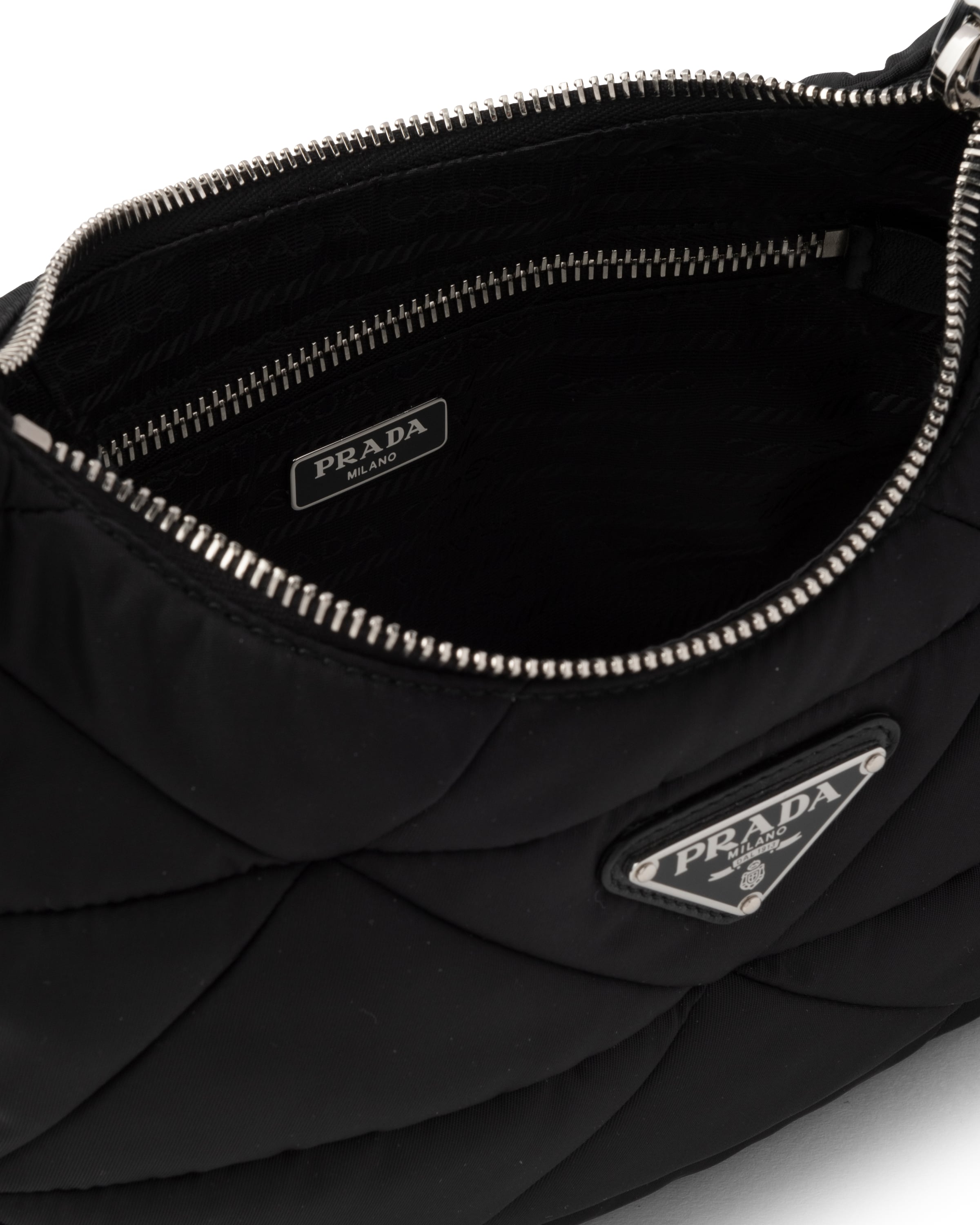Padded nylon shoulder bag Prada