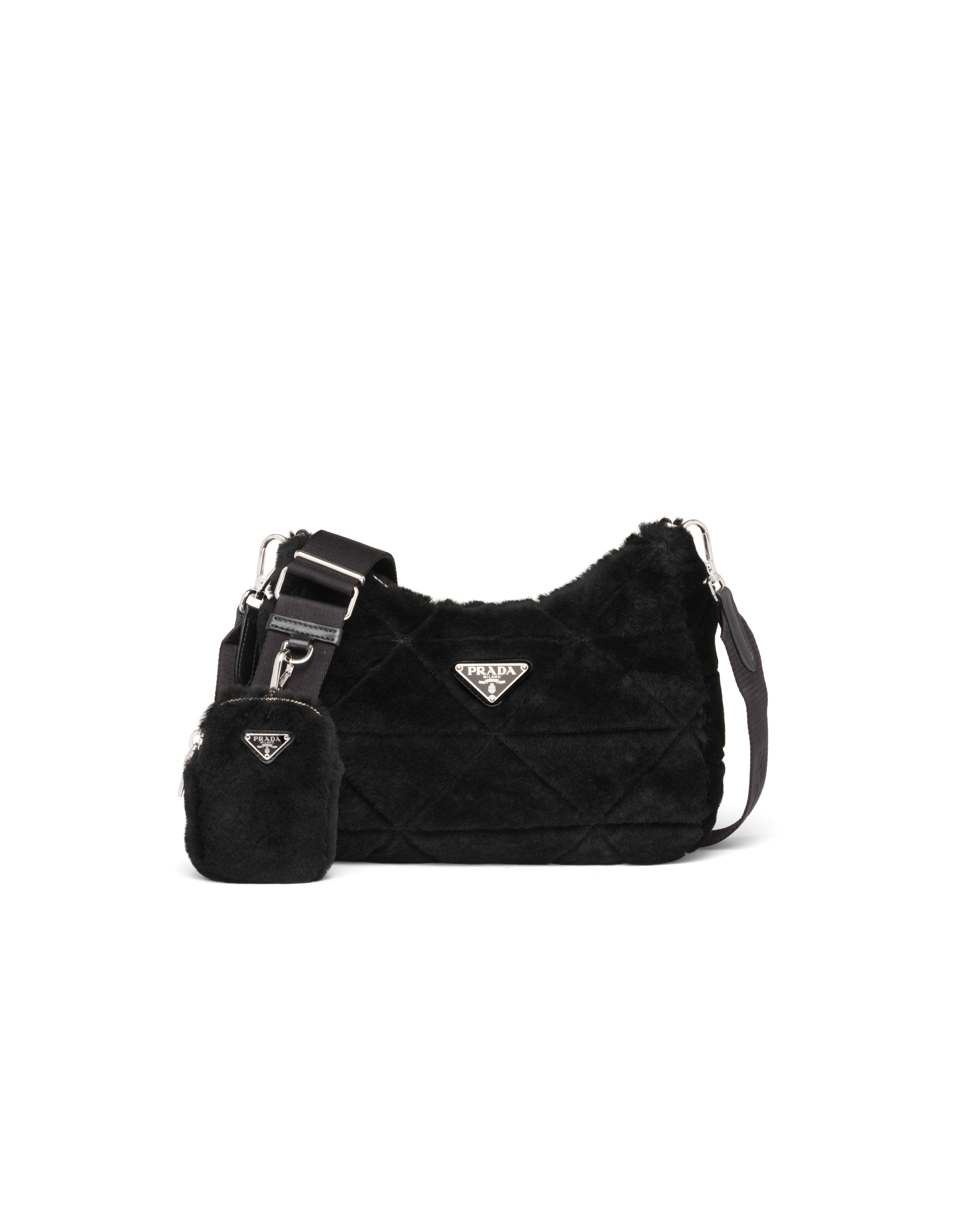 prada shearling bag