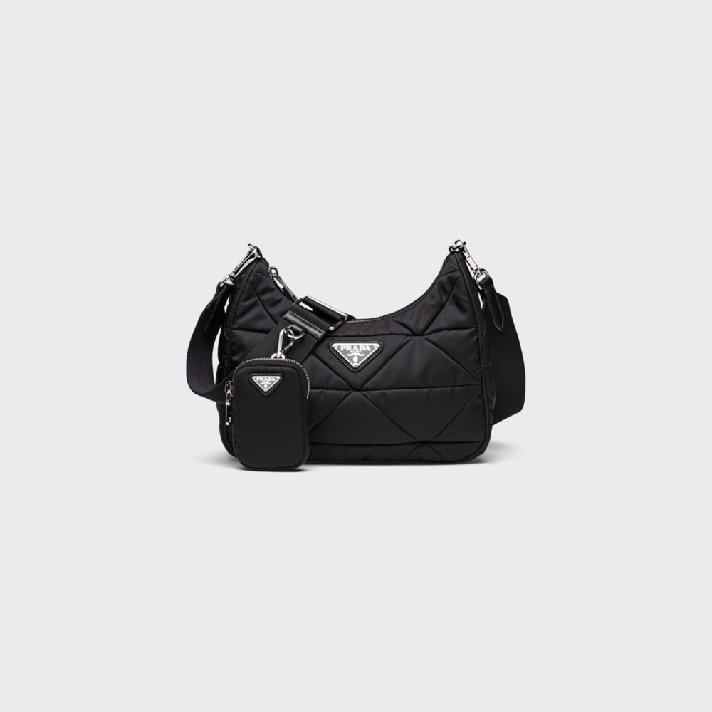 Prada Re-Nylon padded hobo bag 1