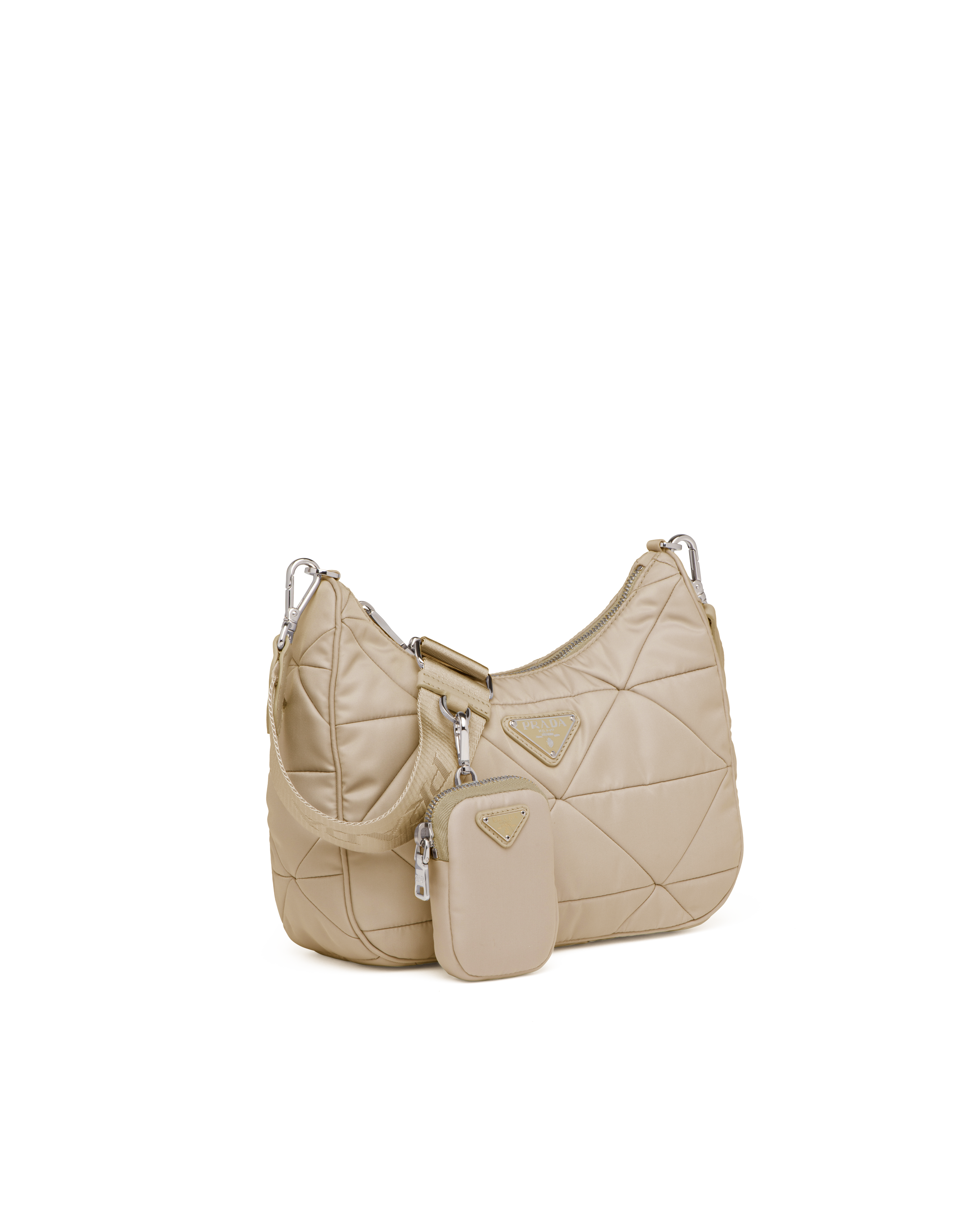 Desert Beige Re-nylon Padded Tote Bag