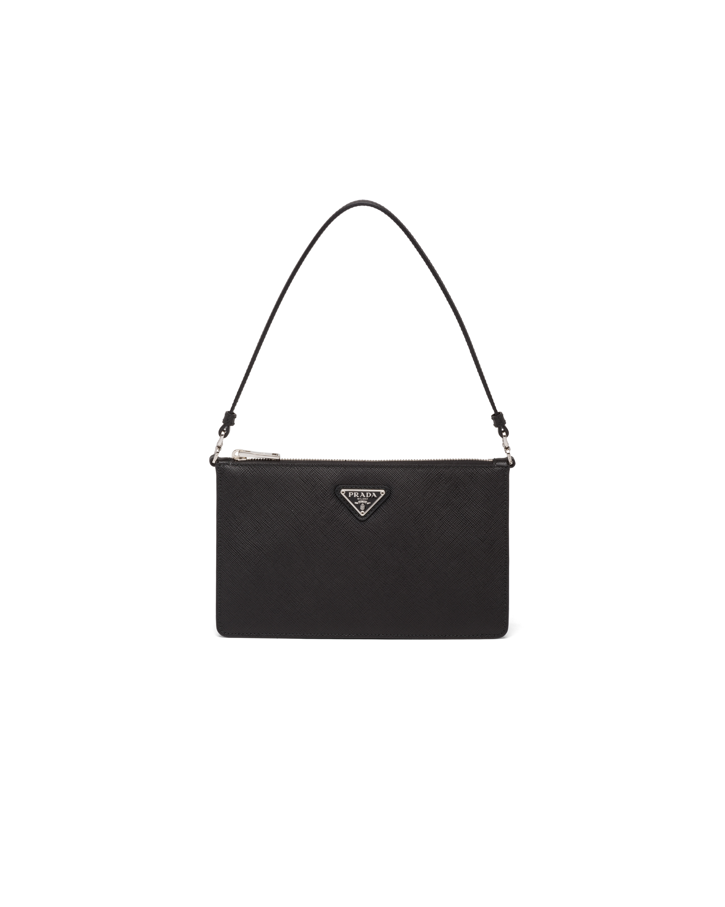 Prada Saffiano Leather Mini Bag, Black