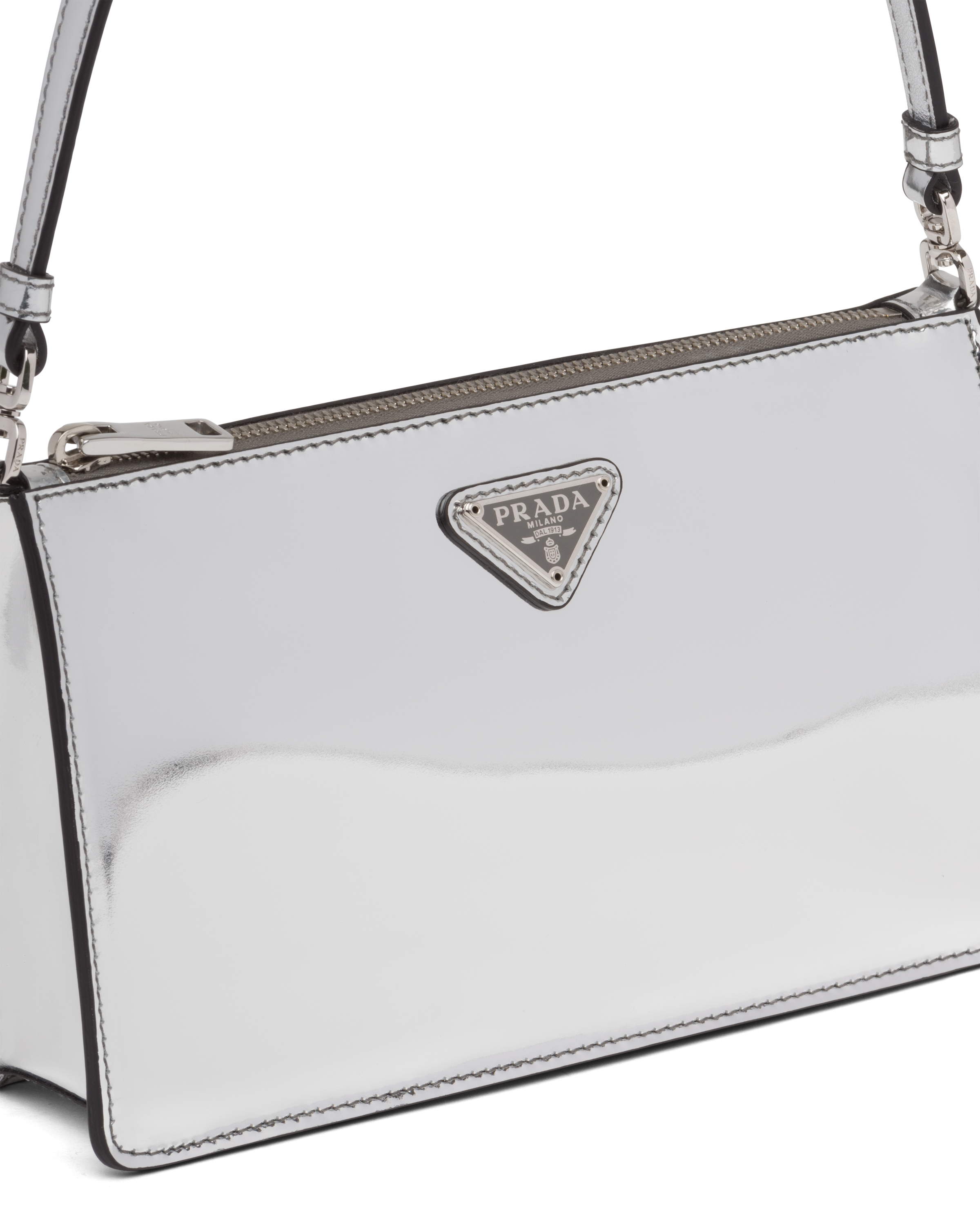 silver mini bag