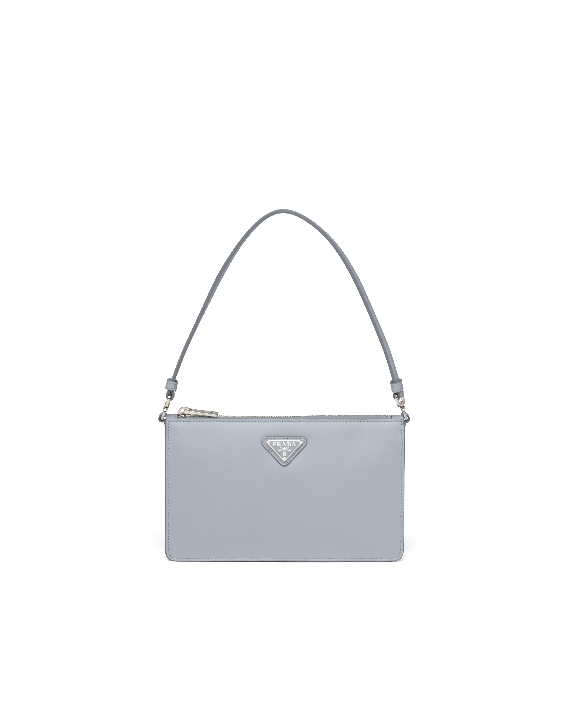 Brushed leather mini-bag | Prada