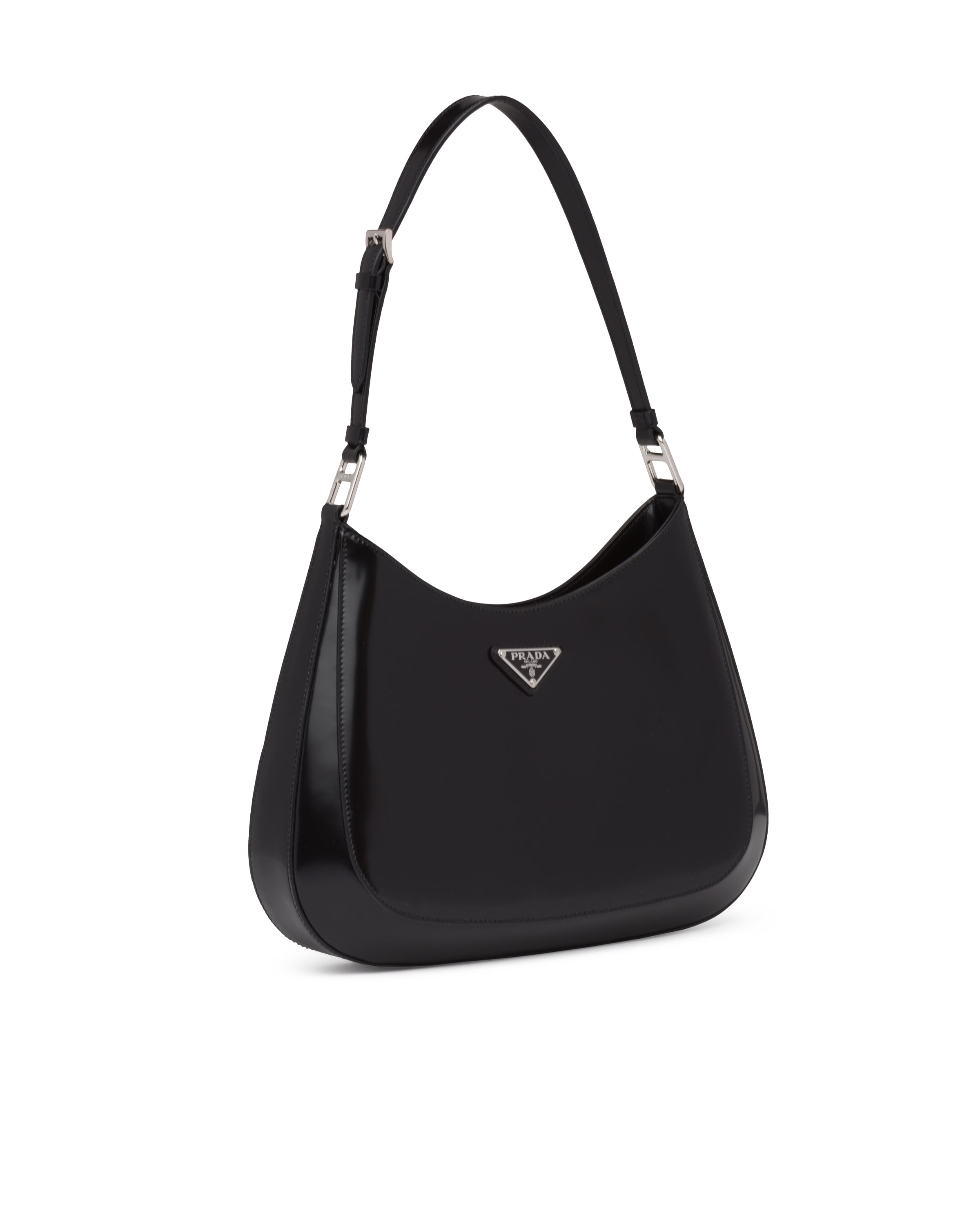 prada cleo brushed leather shoulder bag price
