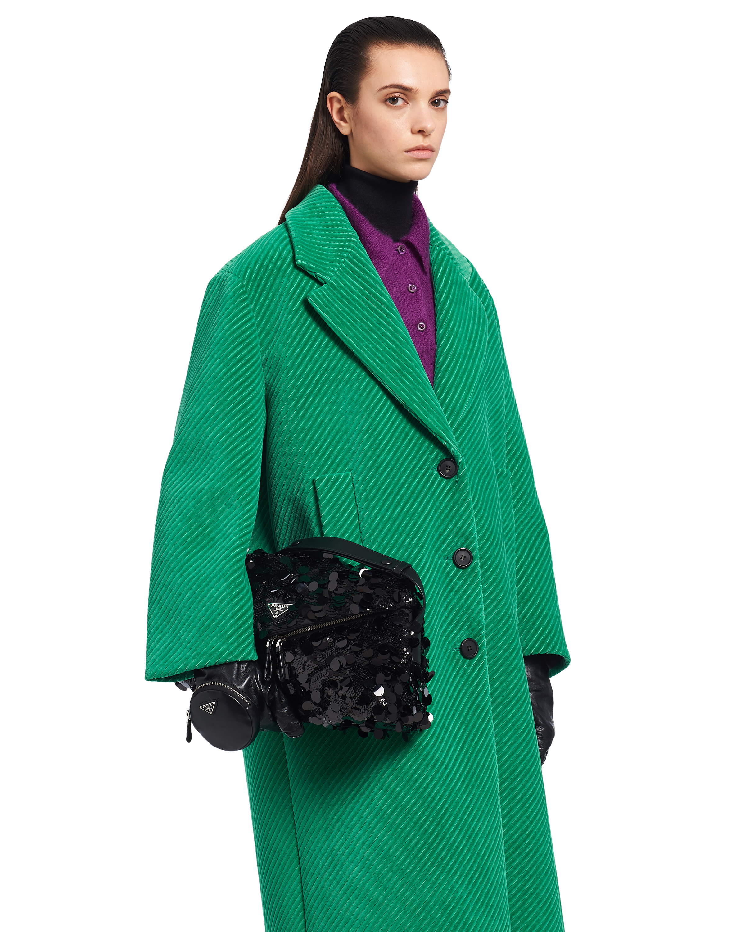 Prada green coat Clearance