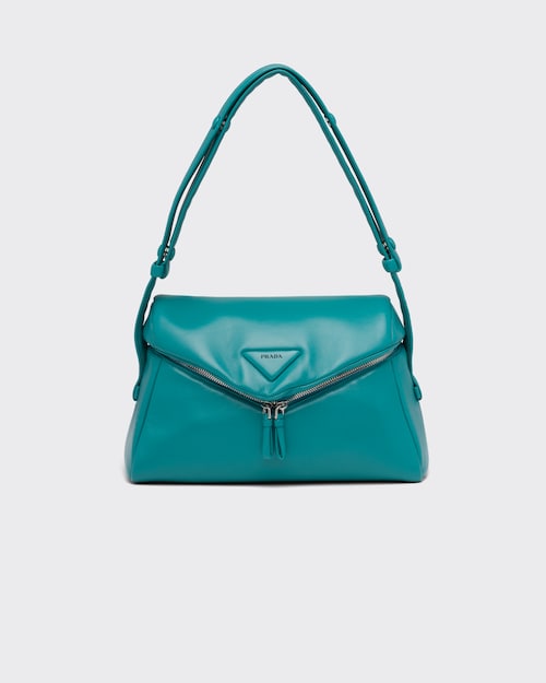 全日本送料無料 PRADA ショルダーバッグ ターコイズブルー ショルダー 