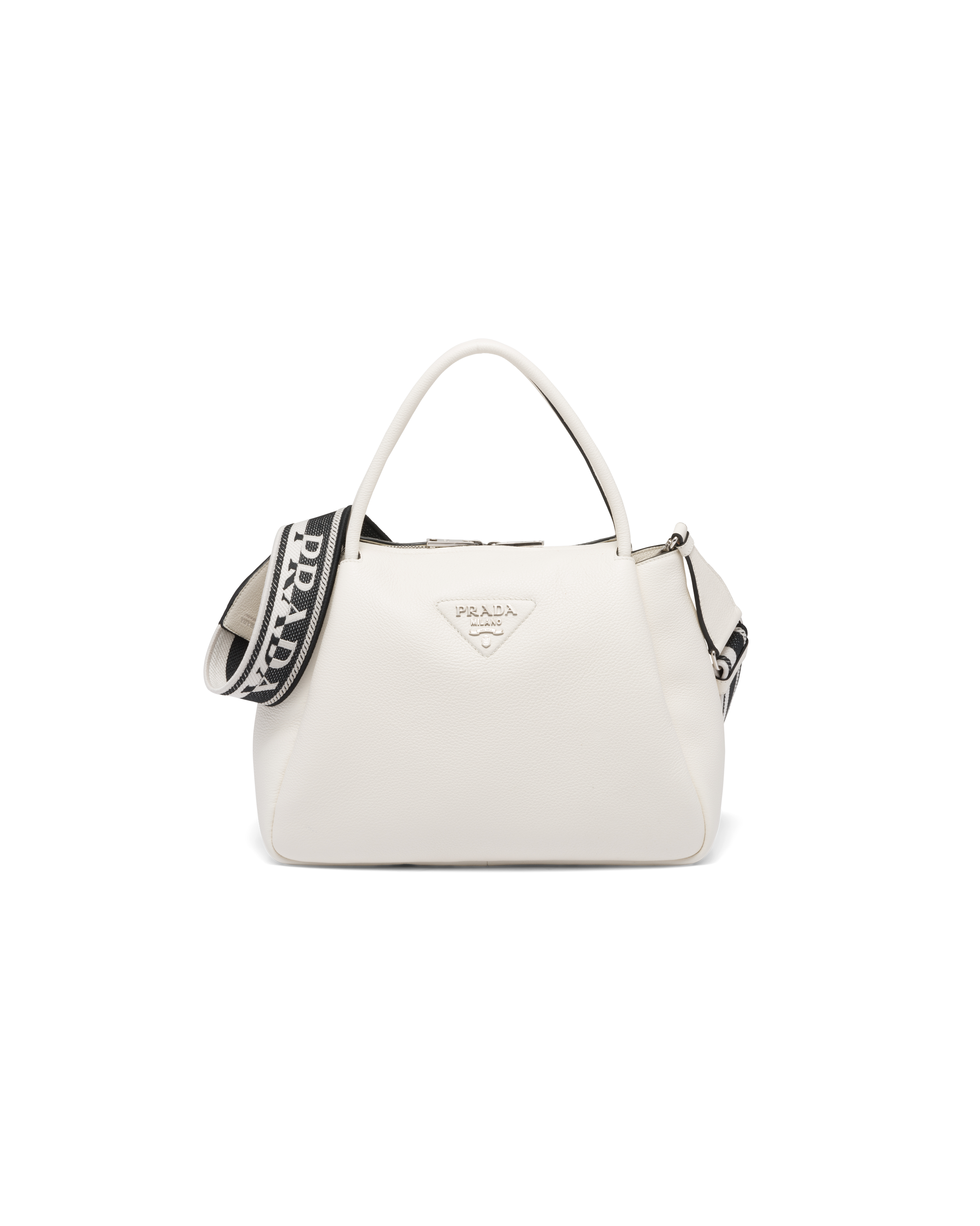 prada white clutch