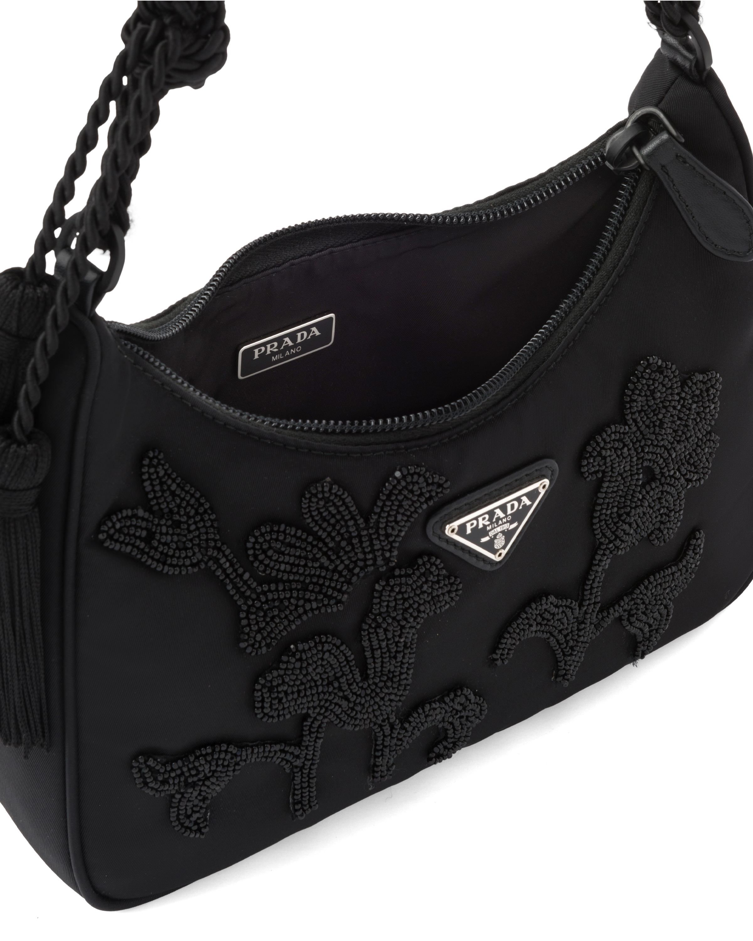 embroidered prada bag
