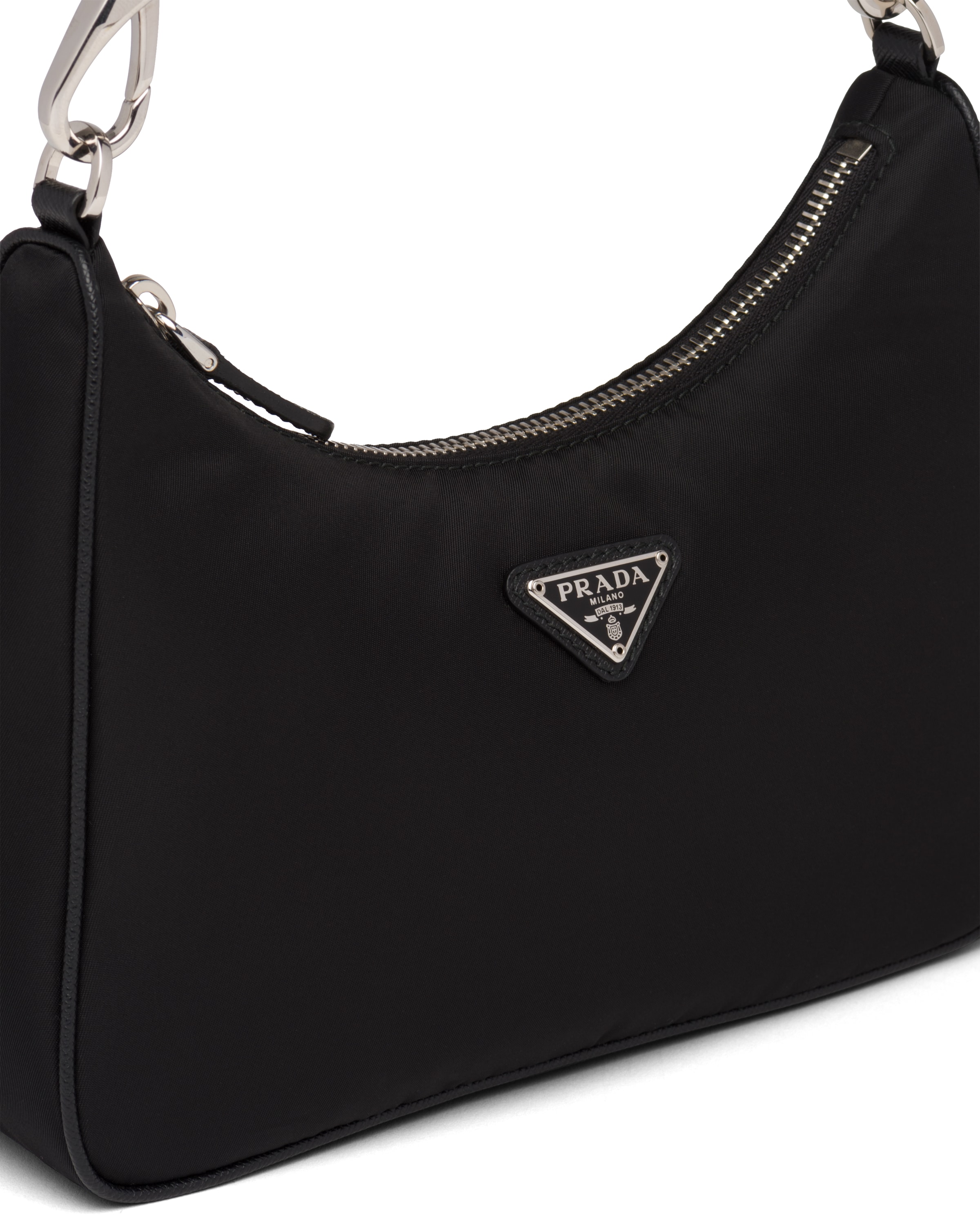 Leather Hobo Bag Prada