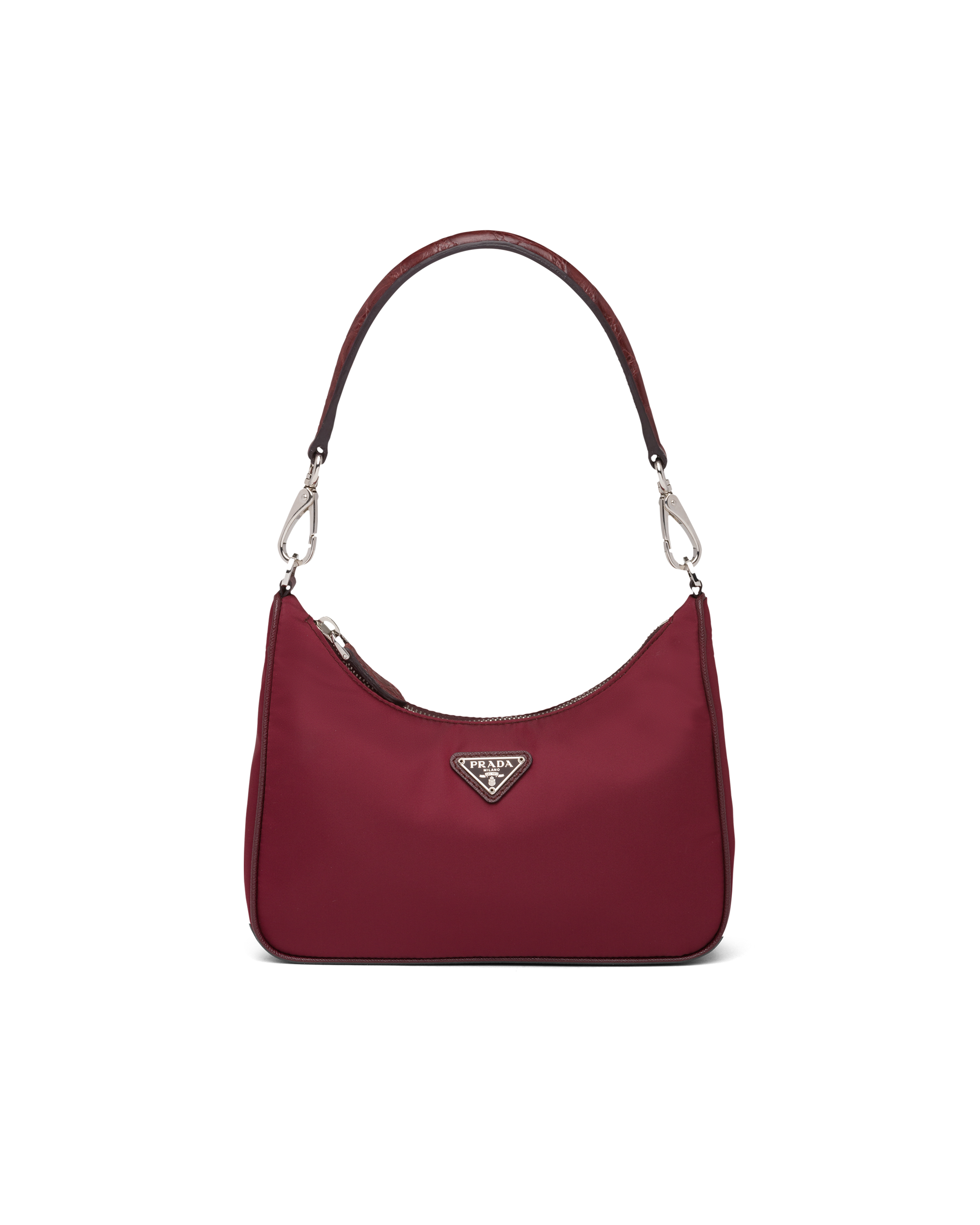 maroon prada bag