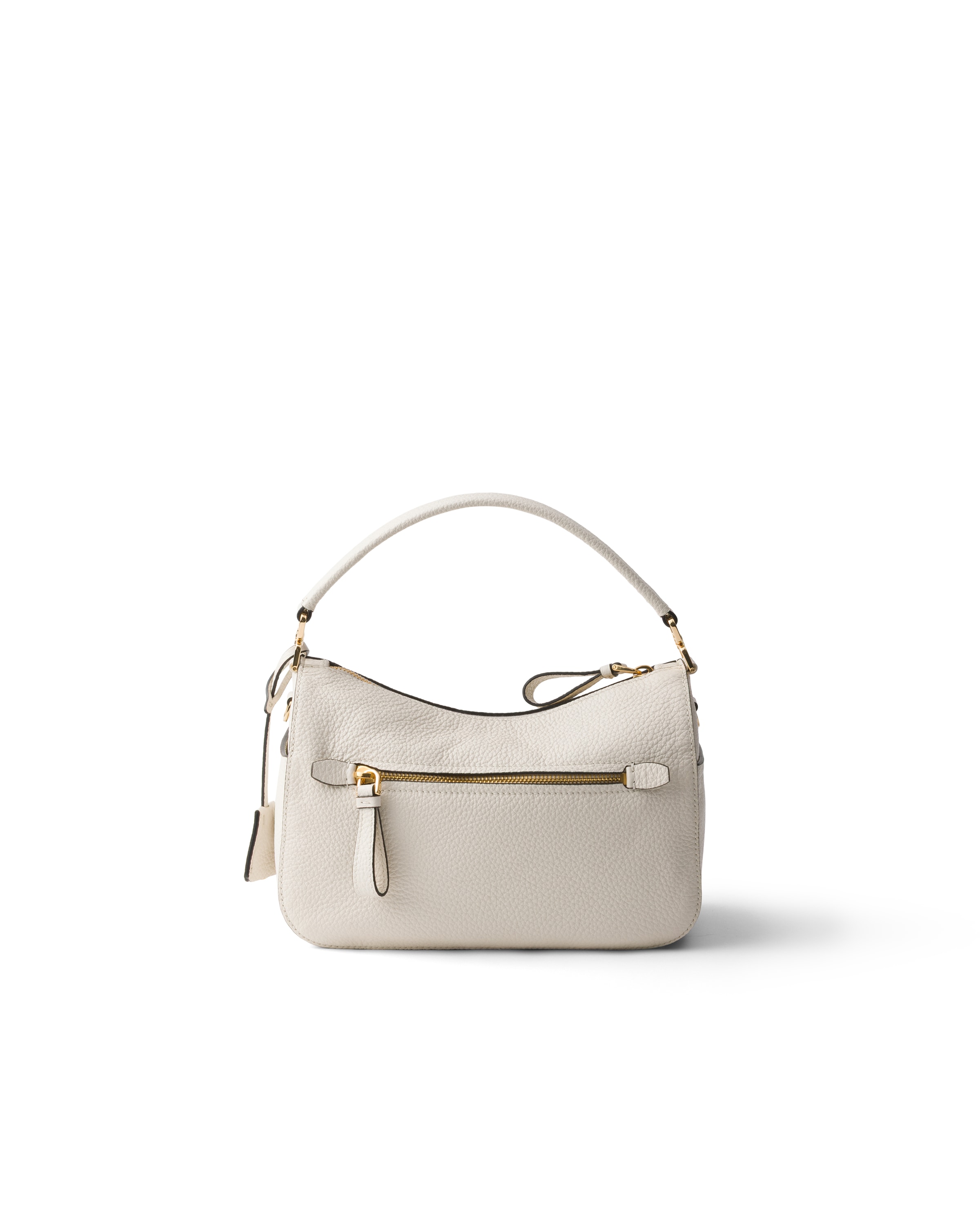 Prada Small Leather Bag In White