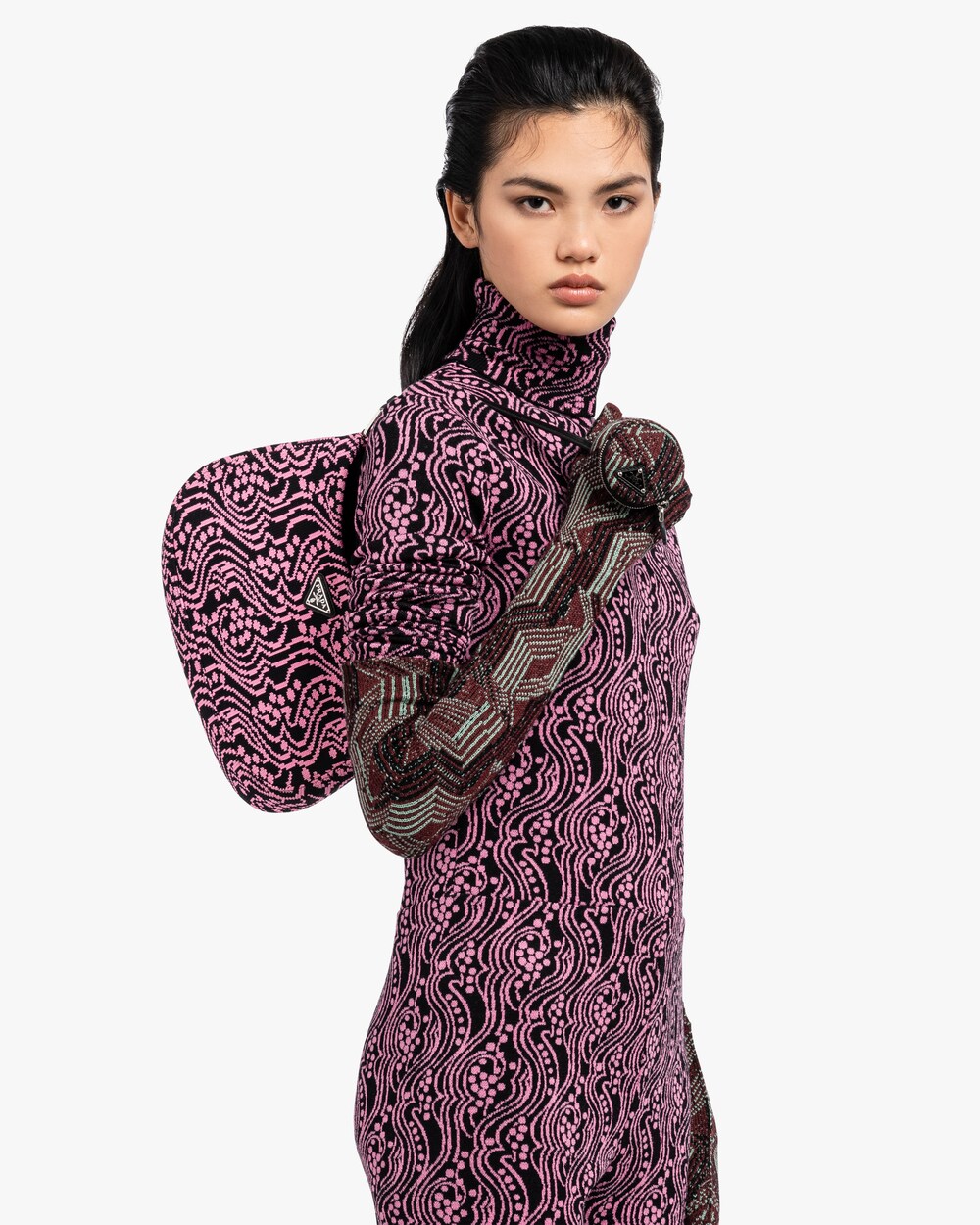 prada jacquard sandals