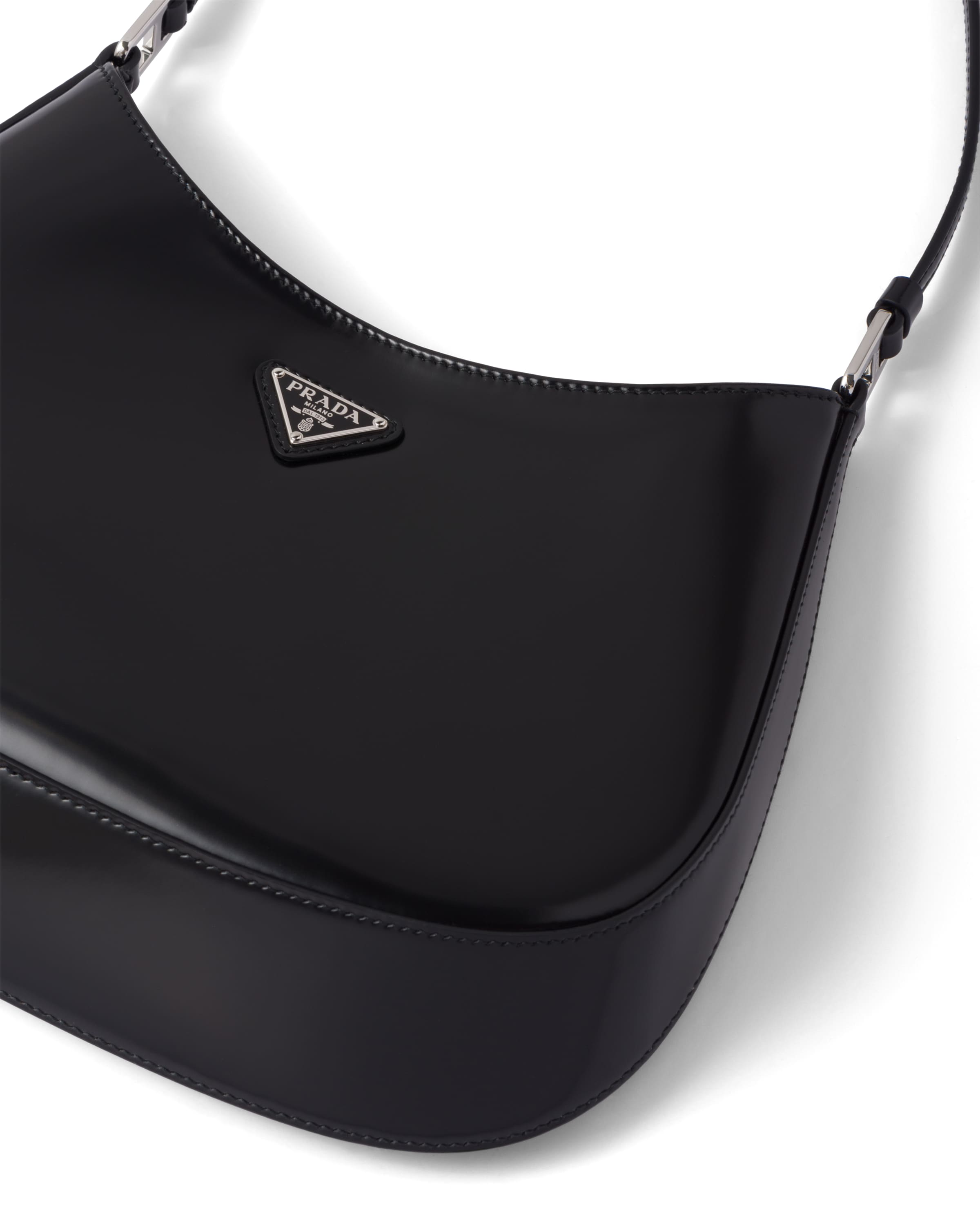 Prada Cleo brushed leather shoulder bag Prada