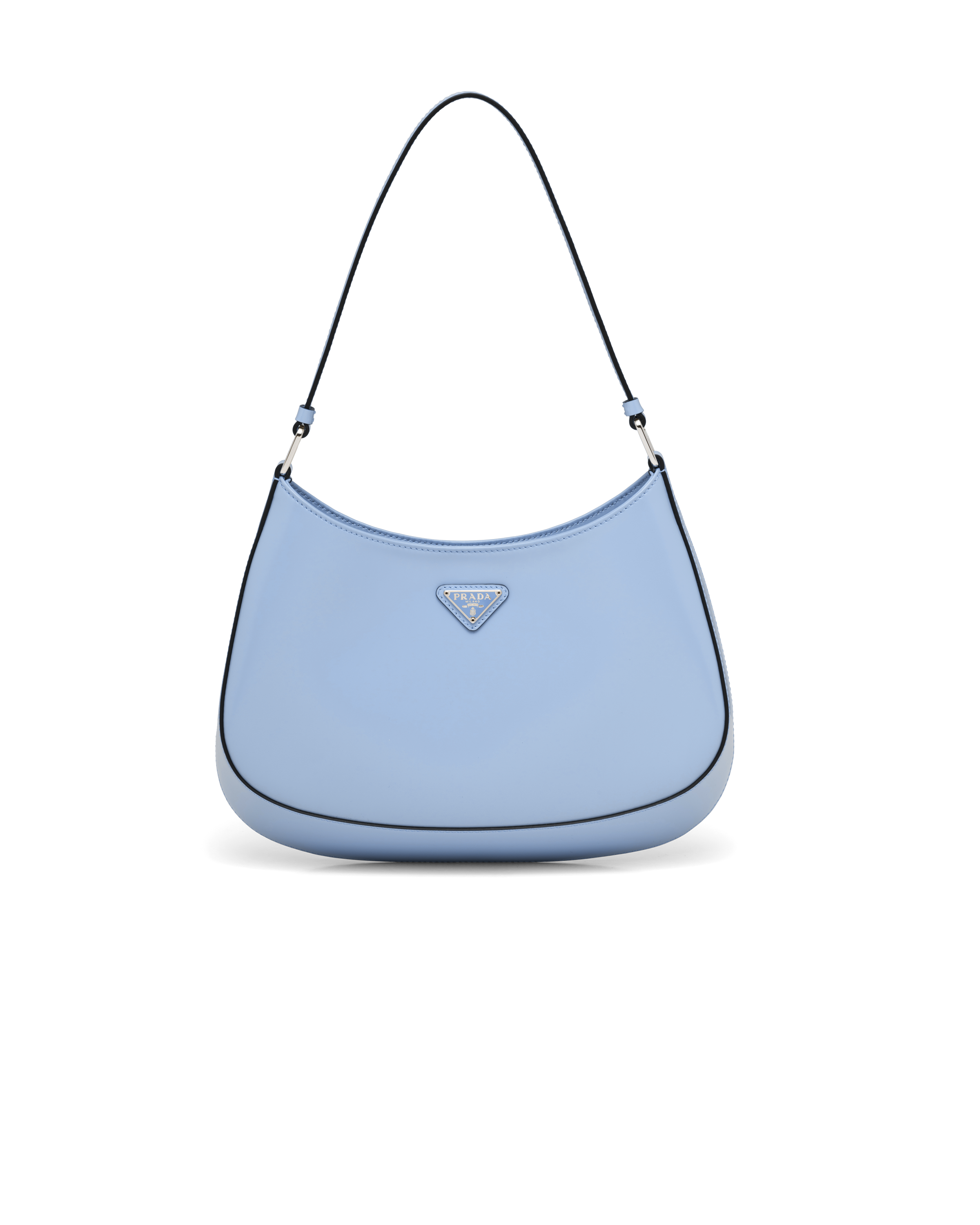 PRADA PRADA CLEO BRUSHED LEATHER SHOULDER BAG