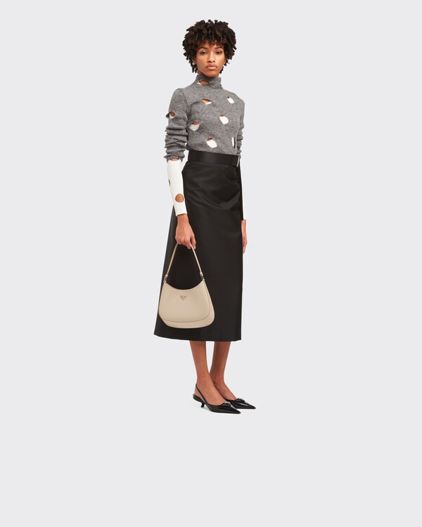 Prada Cleo brushed leather shoulder bag Prada Cleo brushed leather shoulder bag