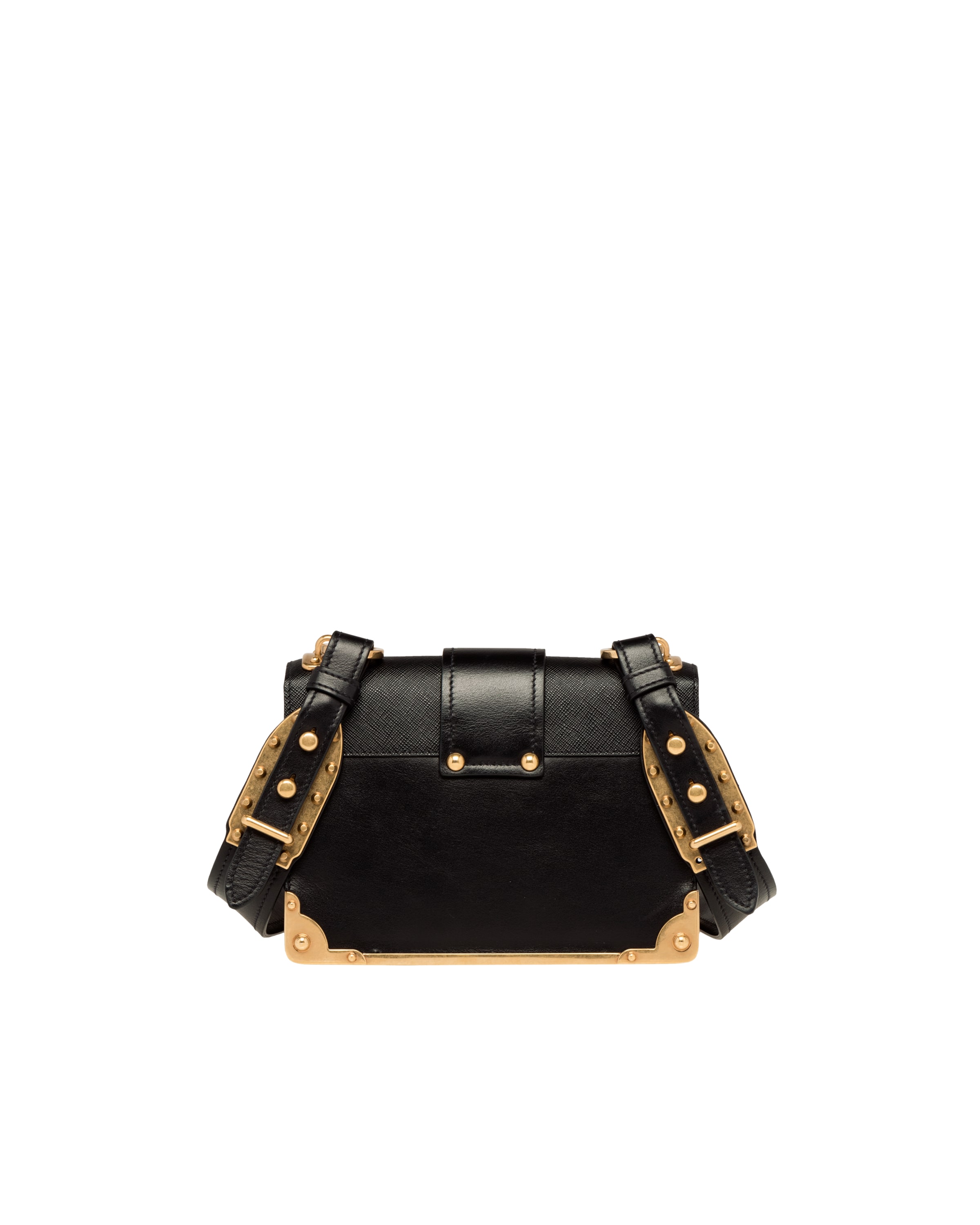 Black Leather Prada Cahier Bag | Prada
