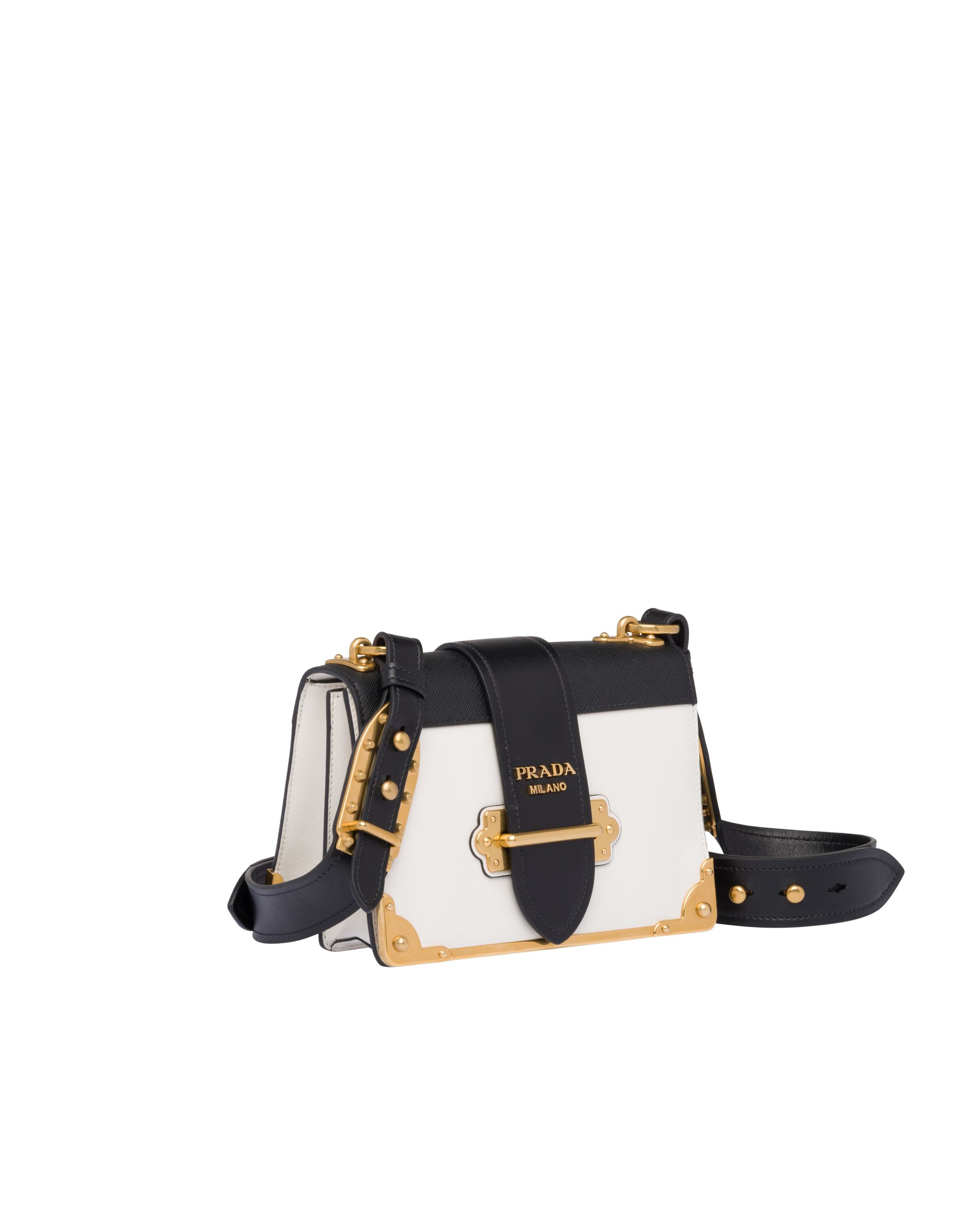 Prada cahier clearance black and white