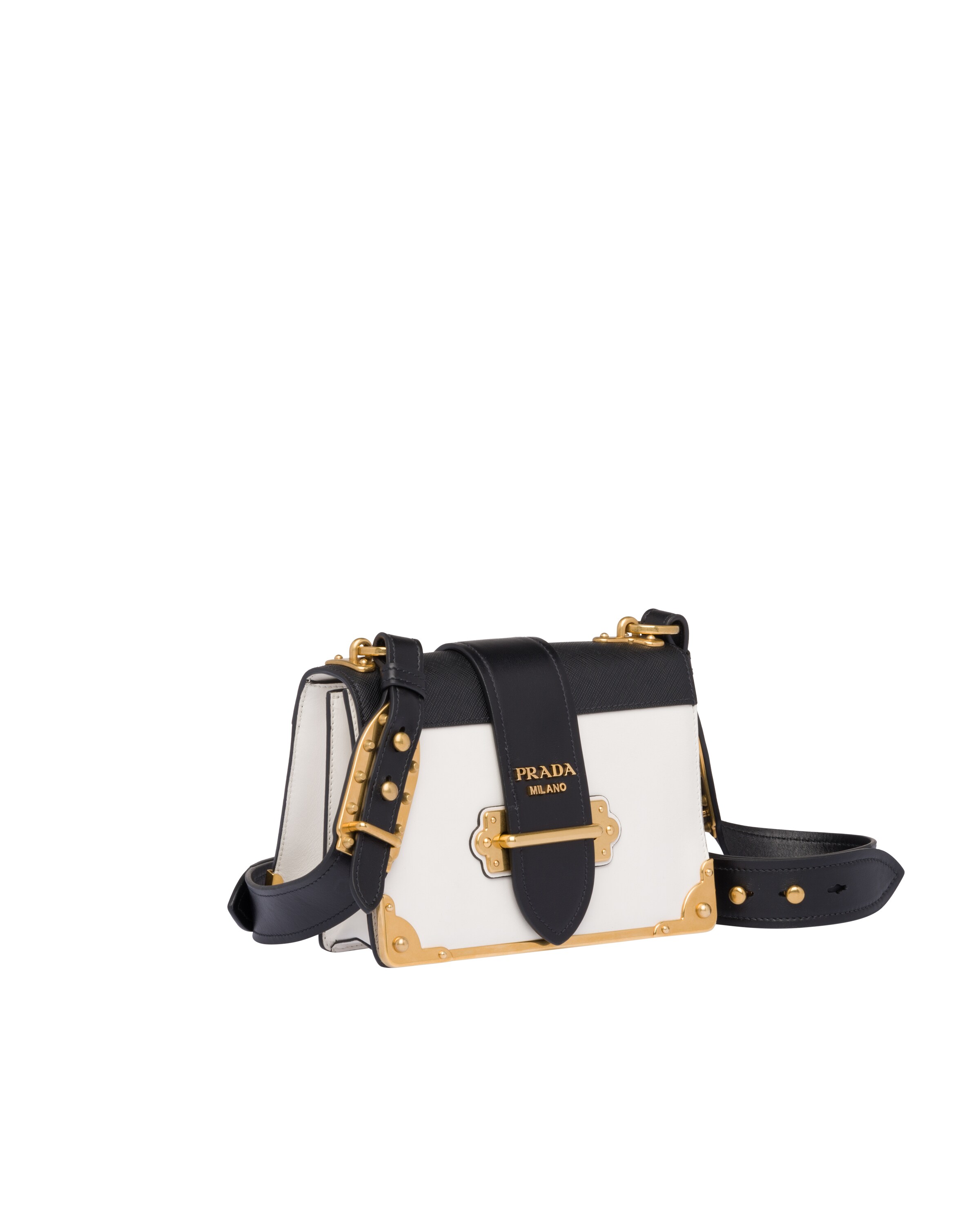 Prada Cahier leather shoulder bag Prada