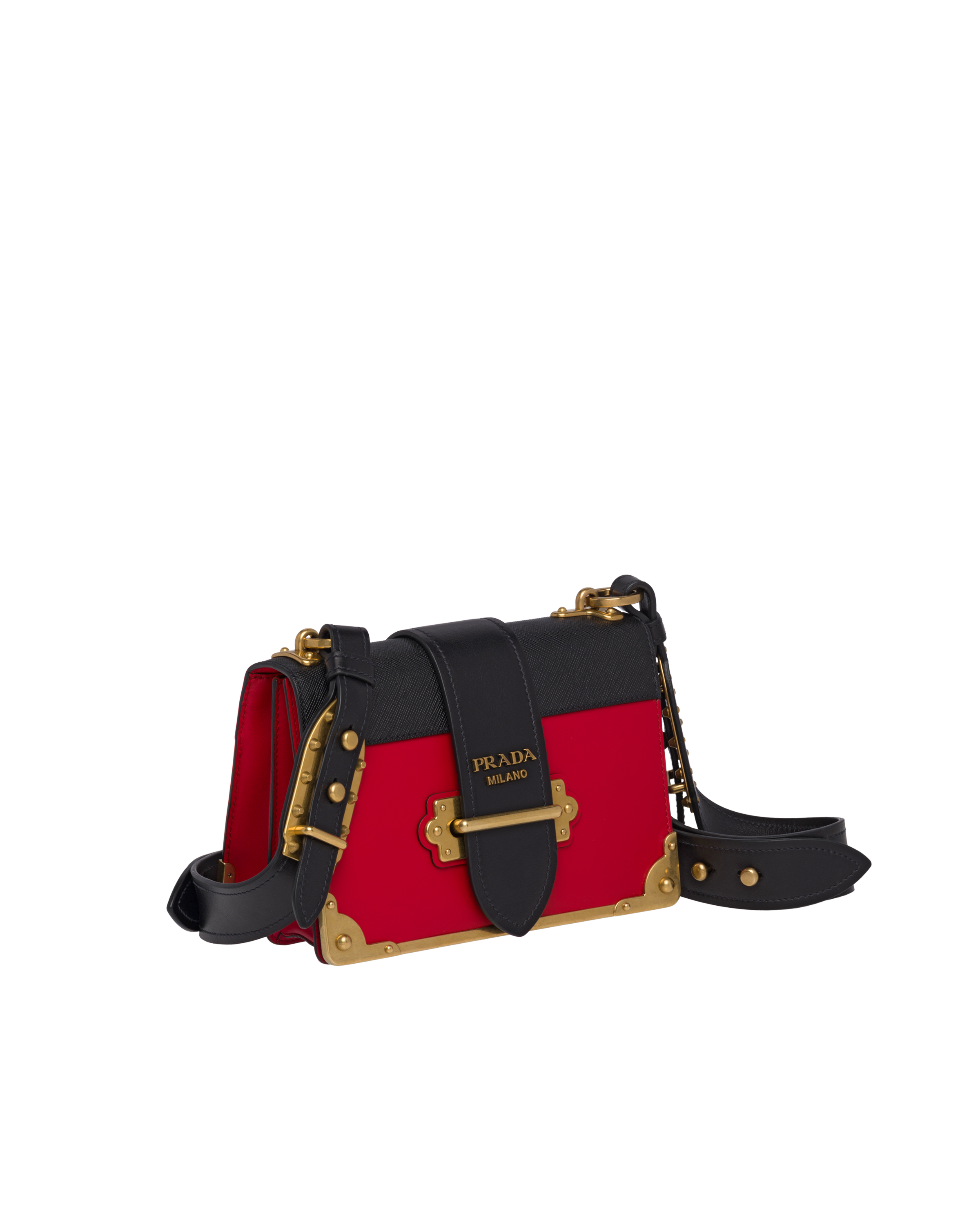 prada cahier bag red