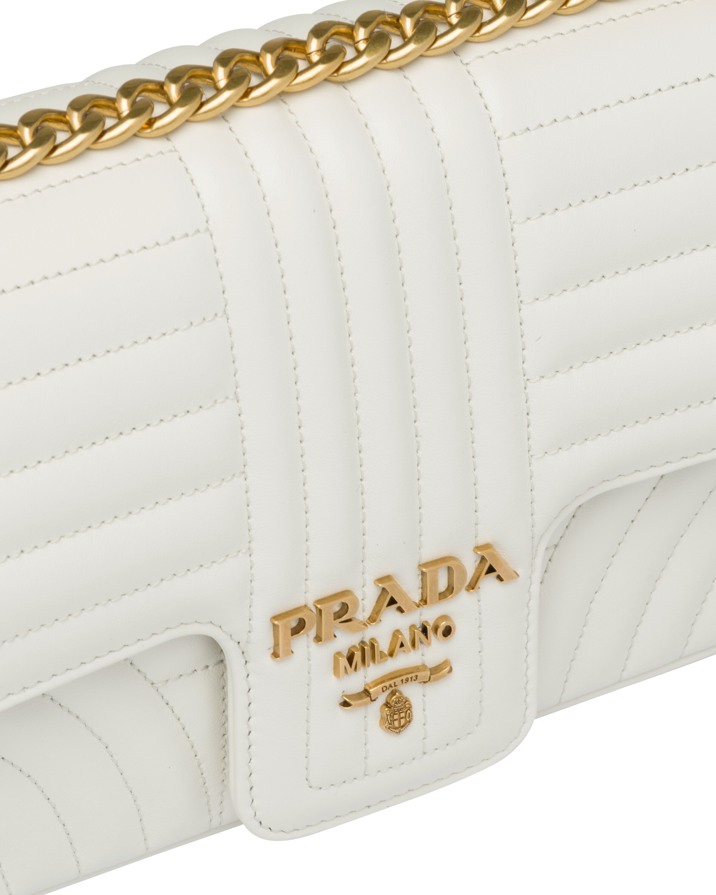 Medium Leather Prada Diagramme Bag Prada
