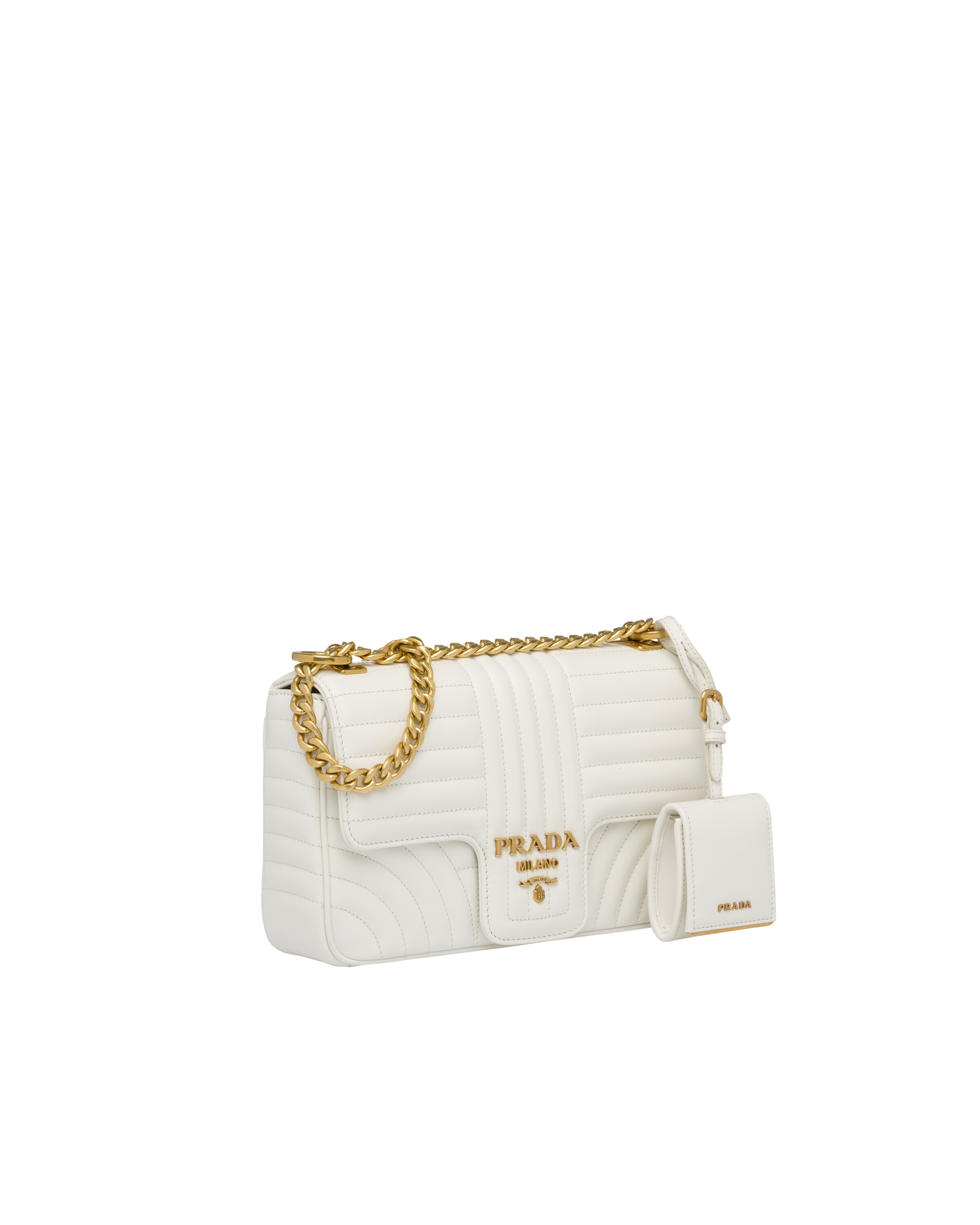 Medium Leather Prada Diagramme Bag Prada