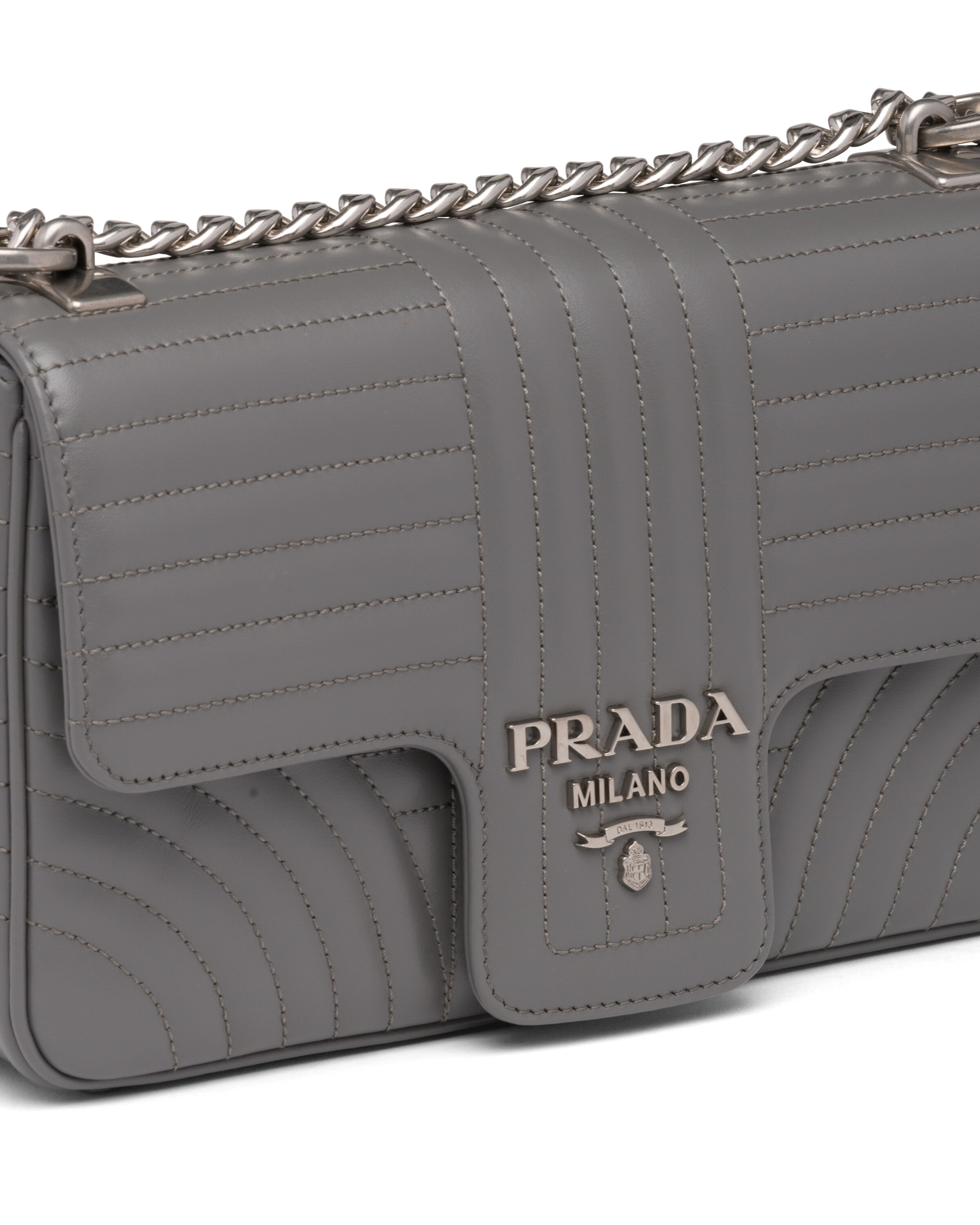 Marble Medium Leather Prada Diagramme Bag Prada