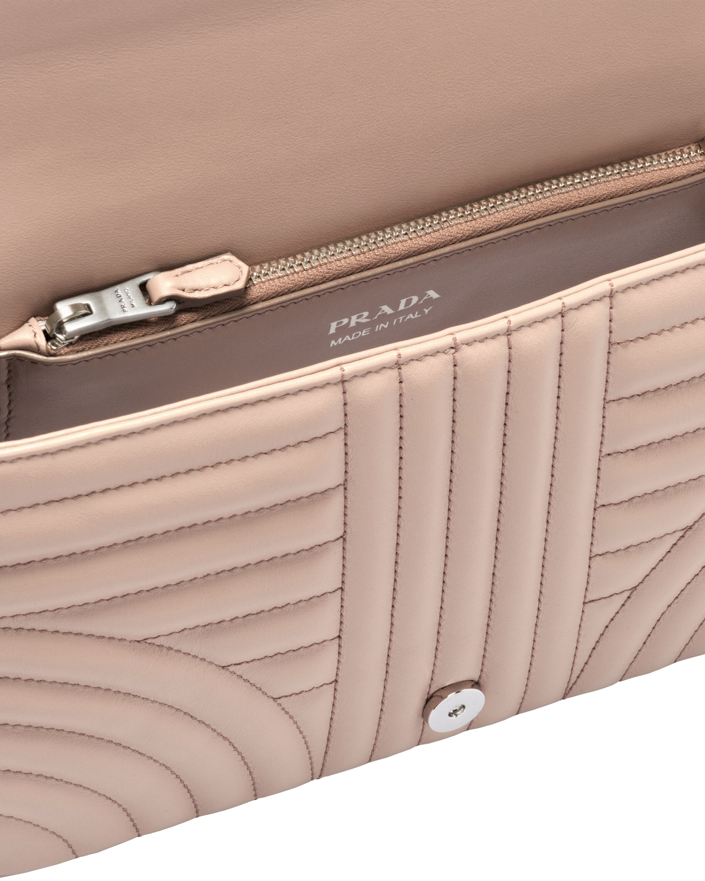 Powder Medium Leather Prada Diagramme Bag Prada