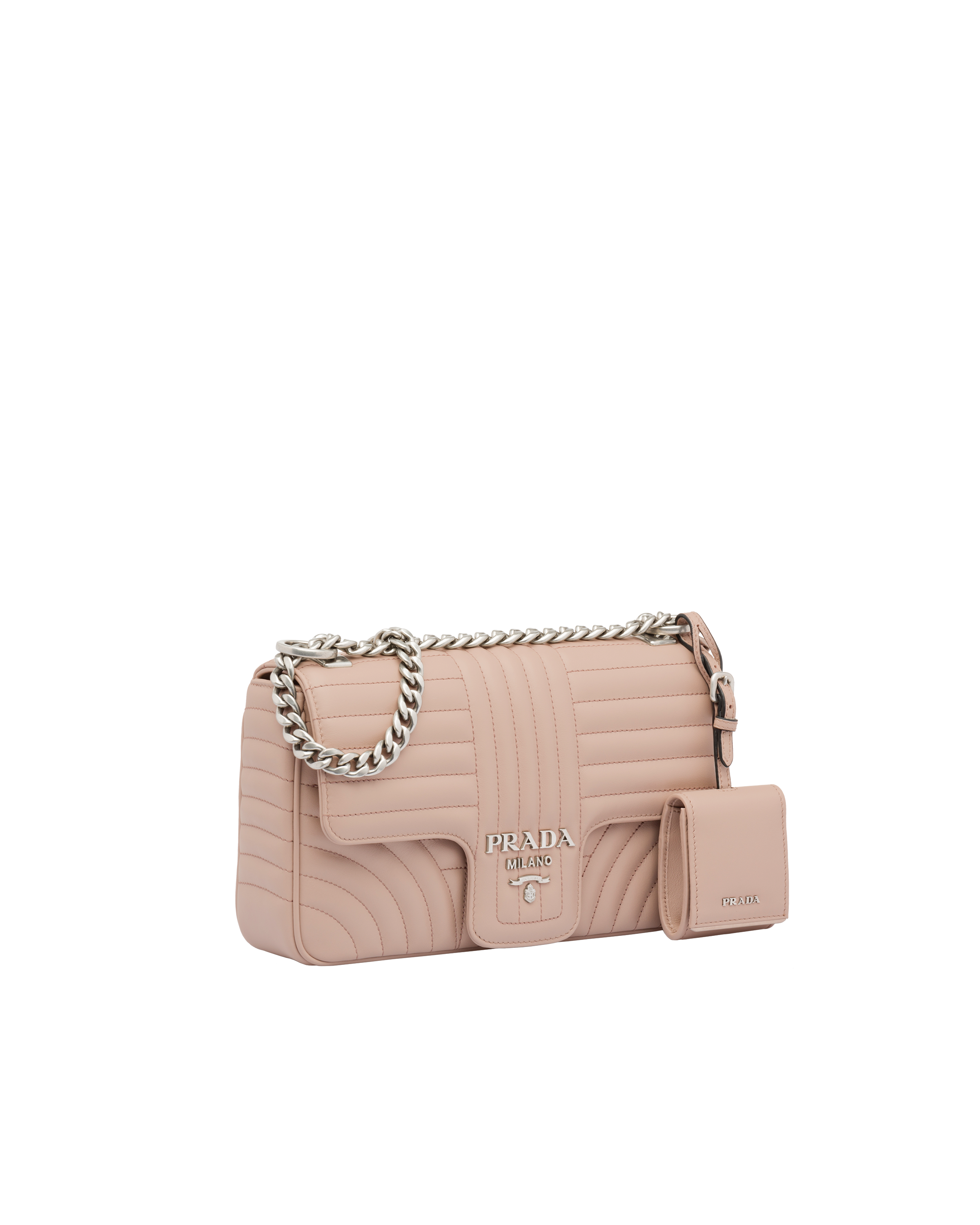 Prada diagramme clearance leather shoulder bag