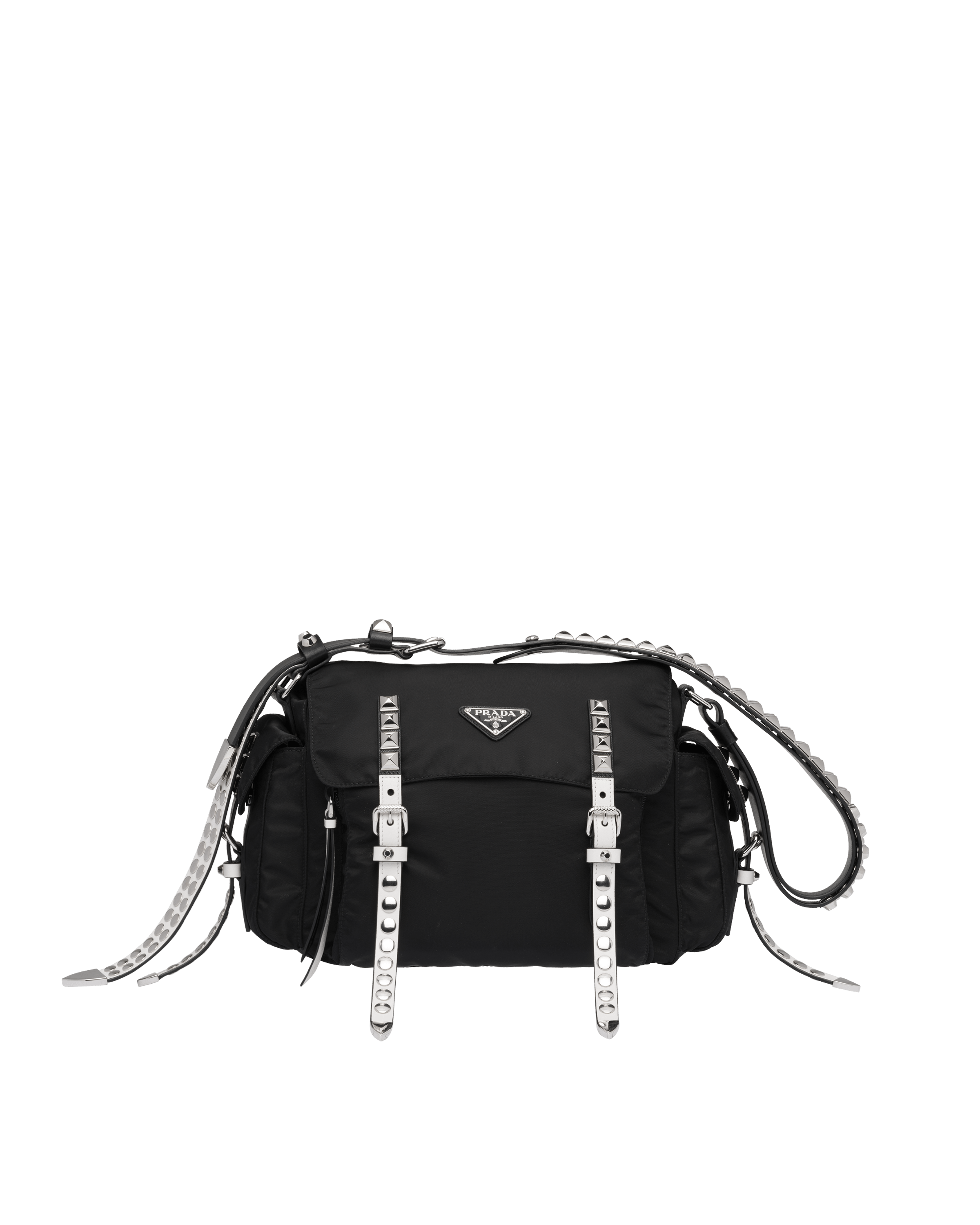 prada small nylon shoulder bag