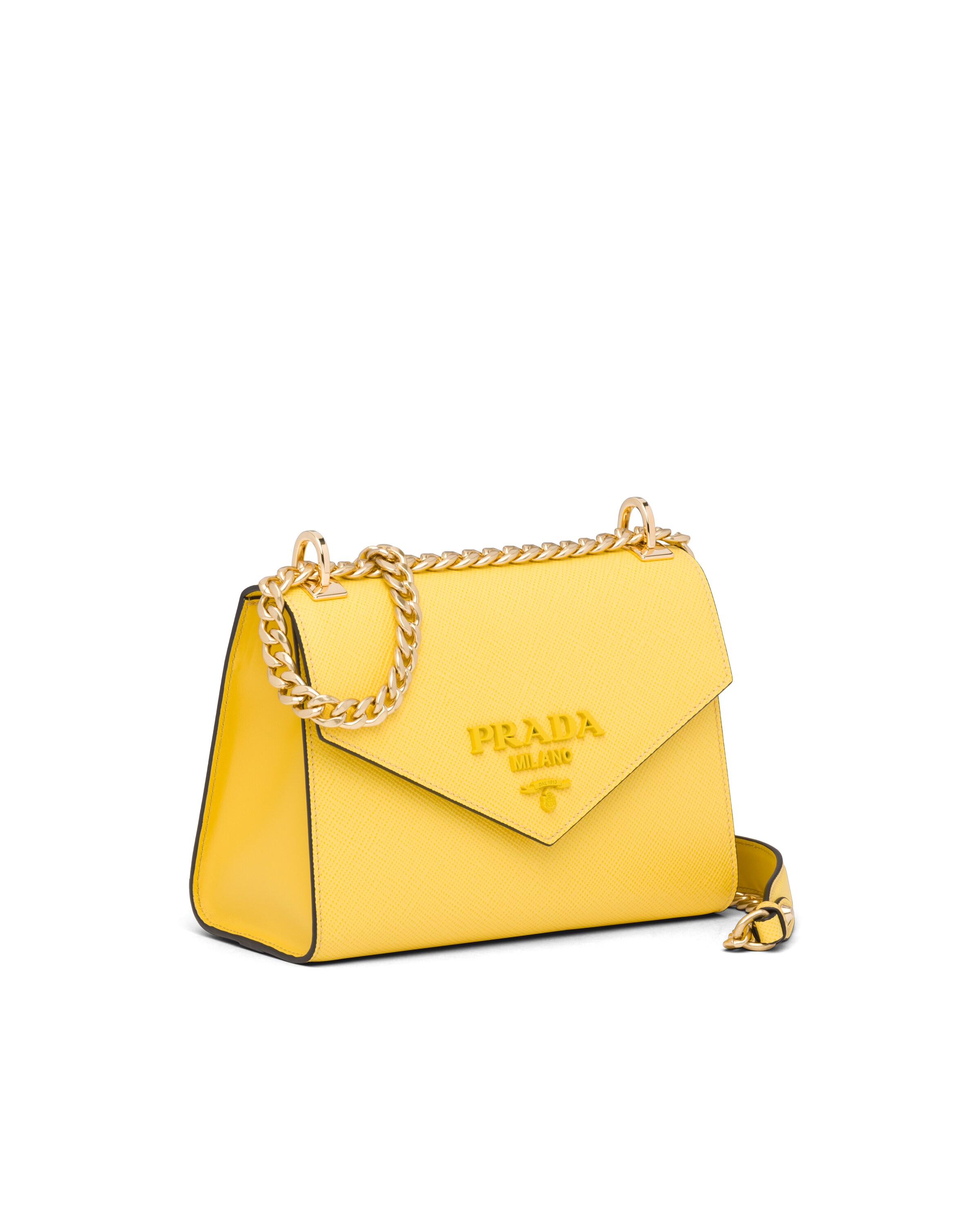 Saffiano Leather Prada Monochrome Bag Prada