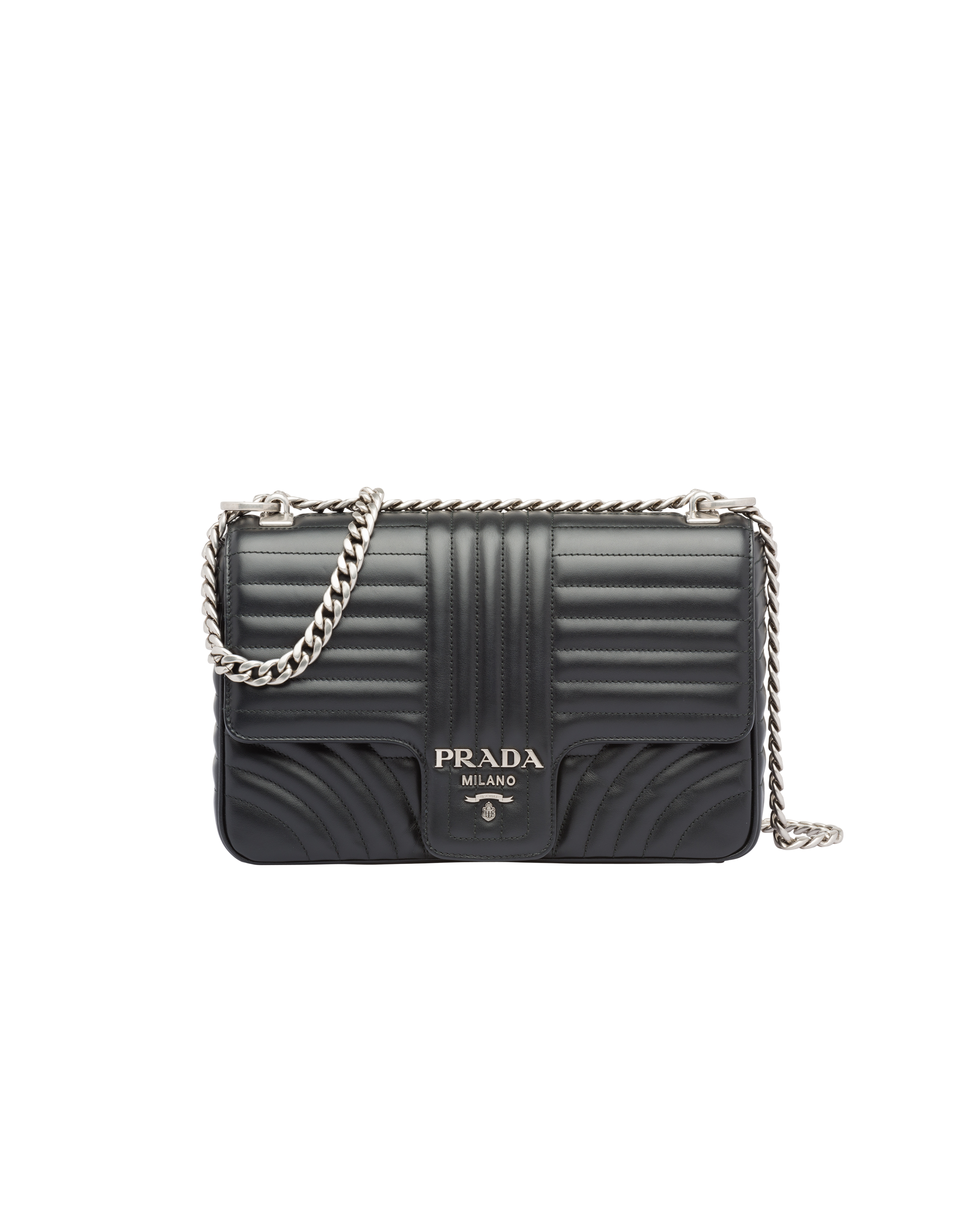 prada milano white handbag