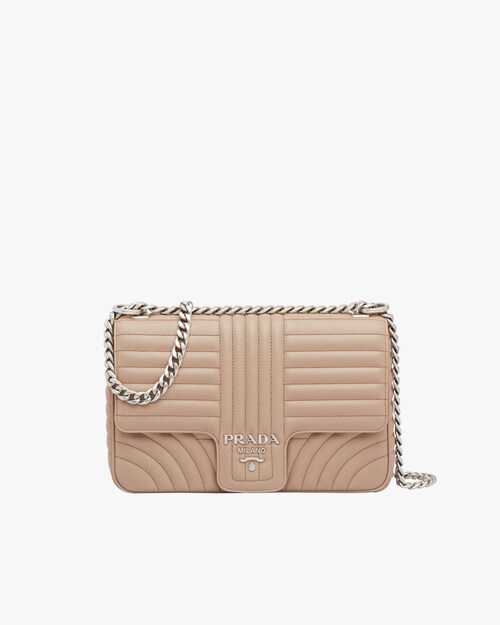 prada diagramme leather backpack