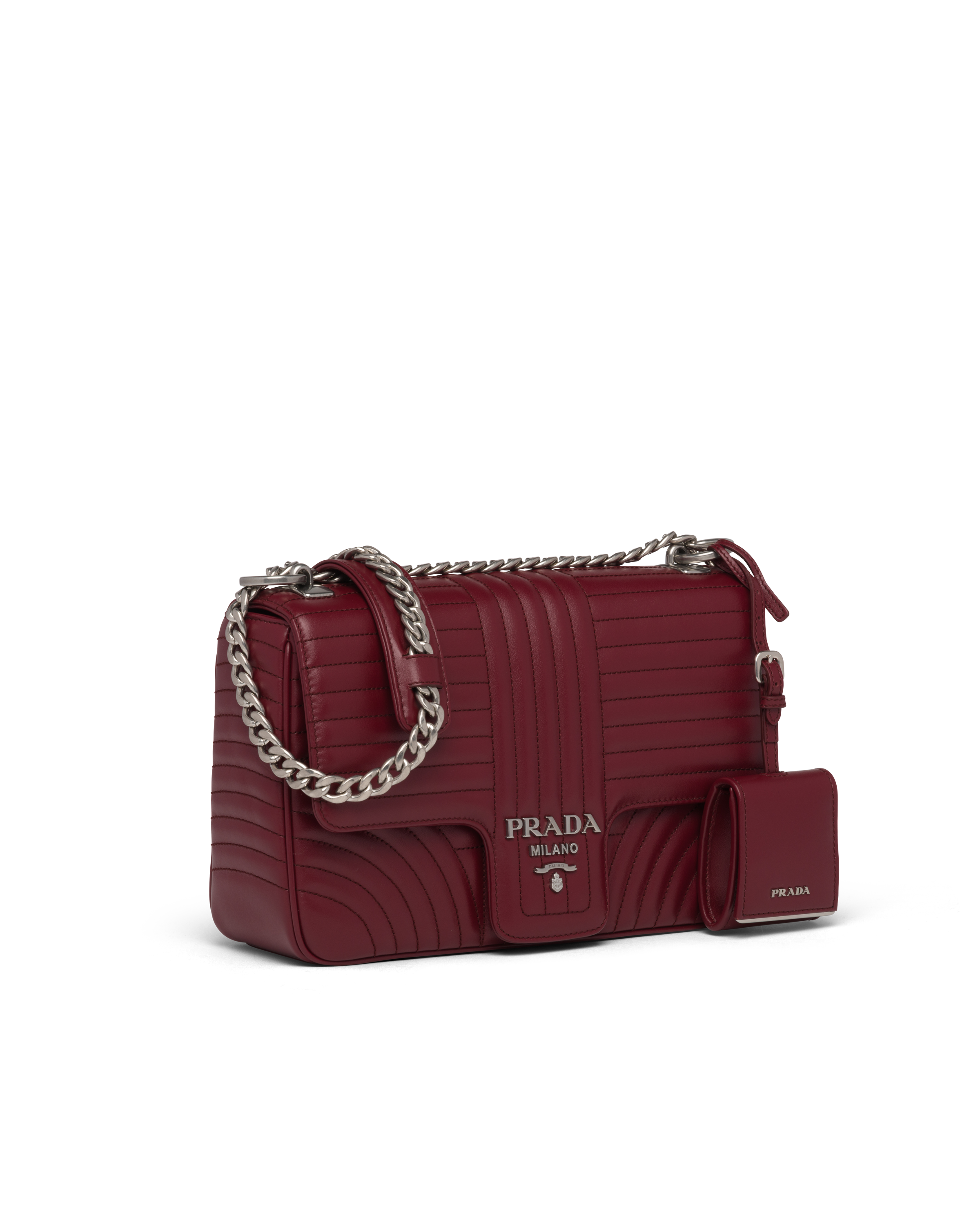 leather prada diagramme bag