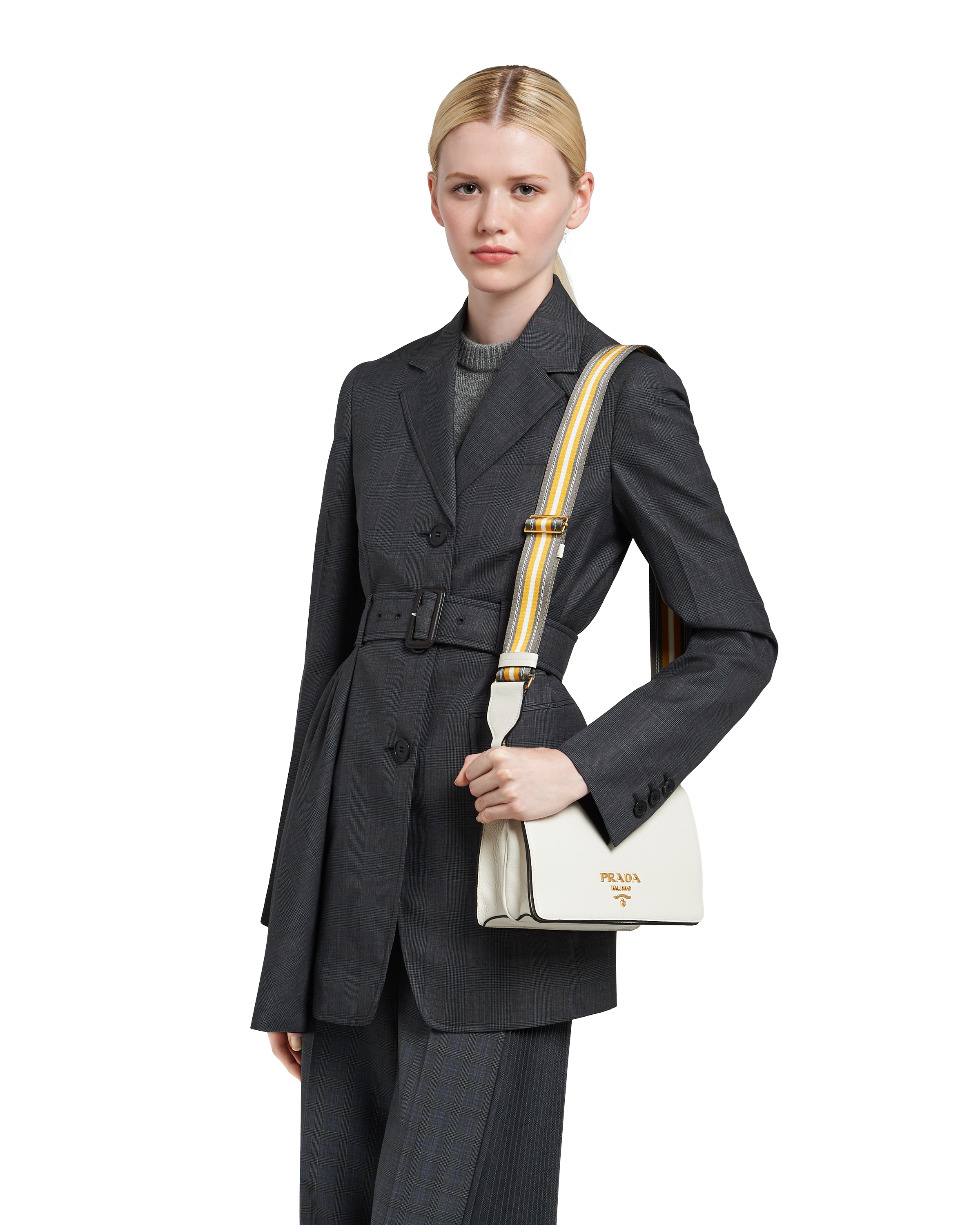 Prada Bolsa em couro Daino 2