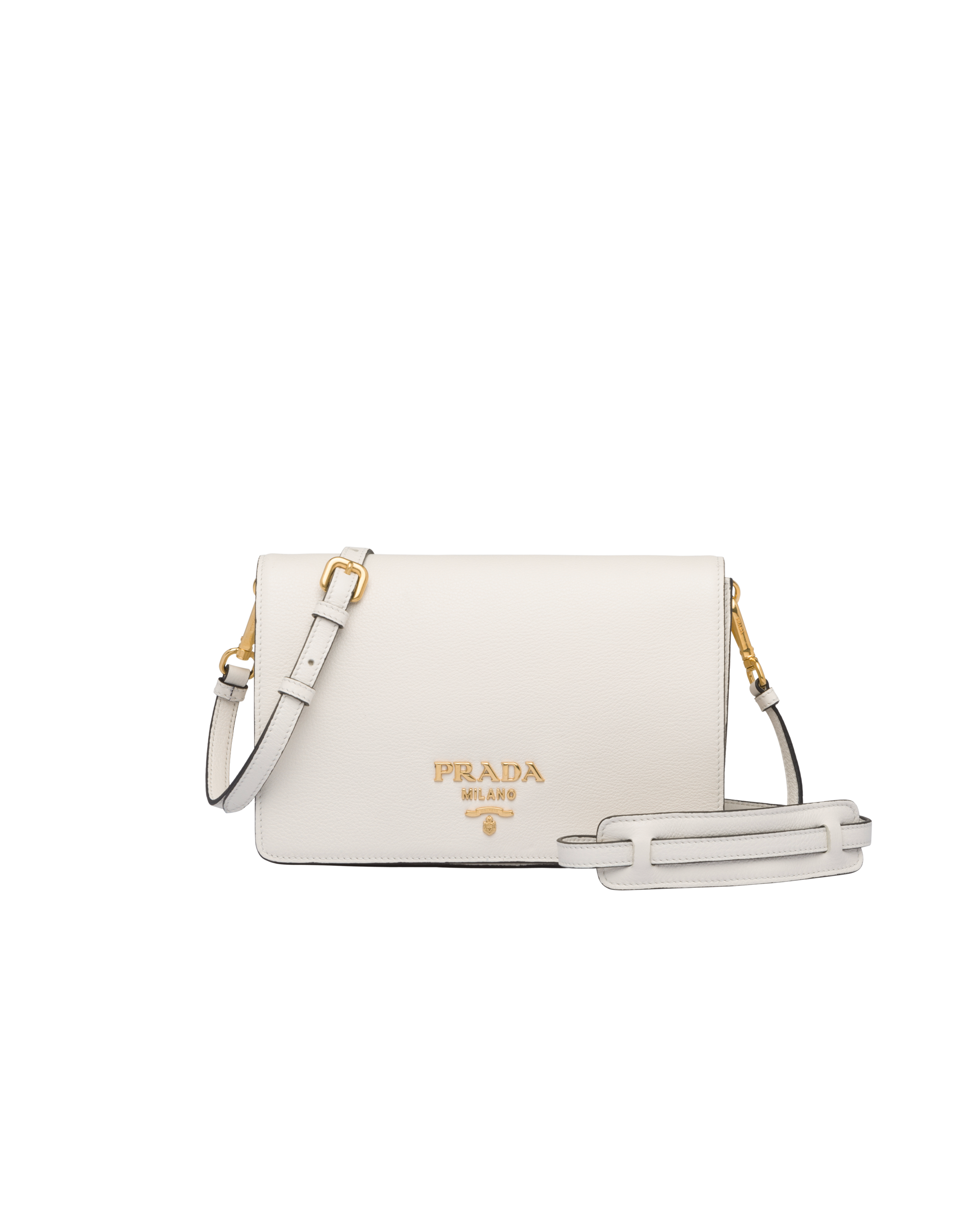 prada shoulder bag white