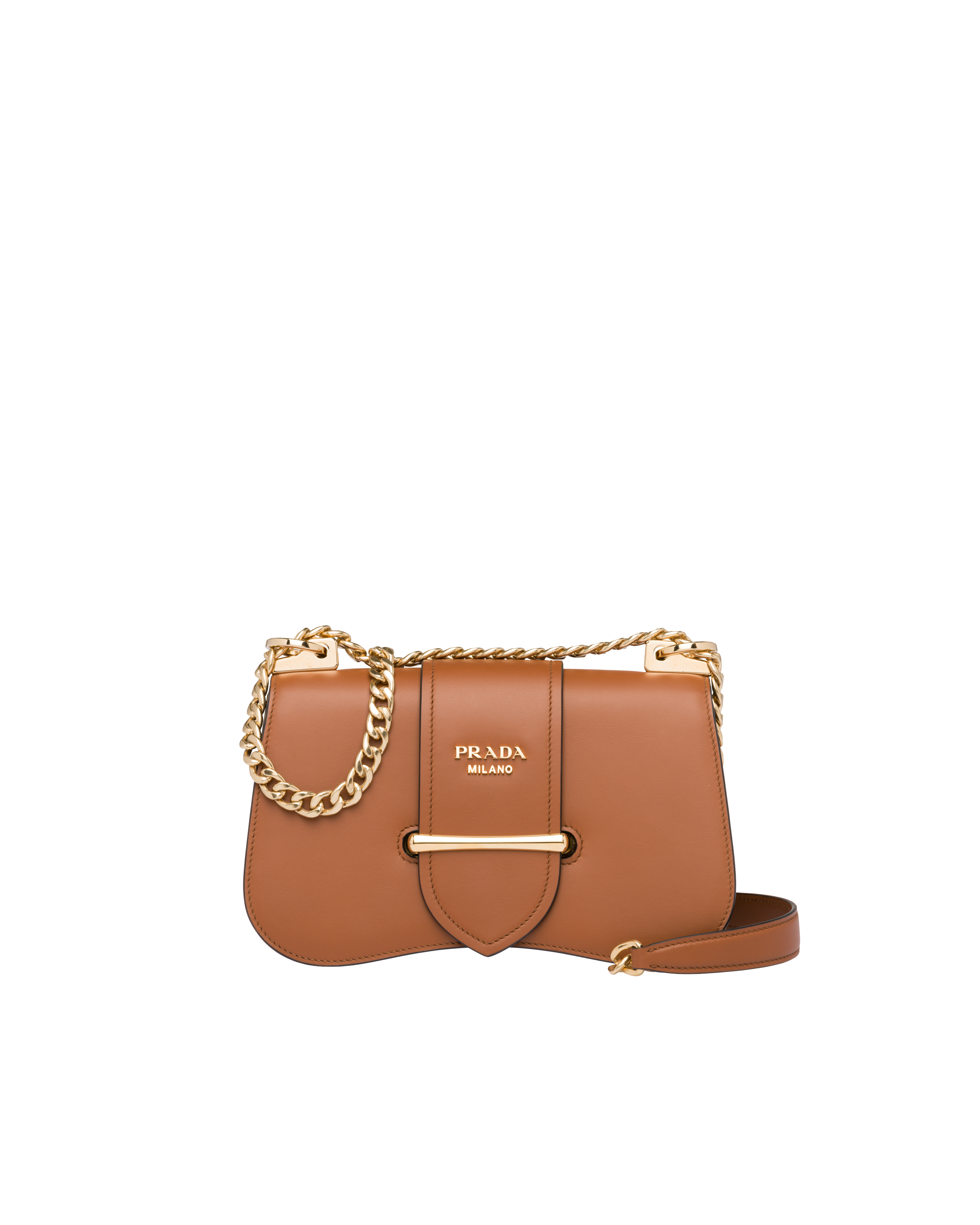 prada textured leather shoulder bag