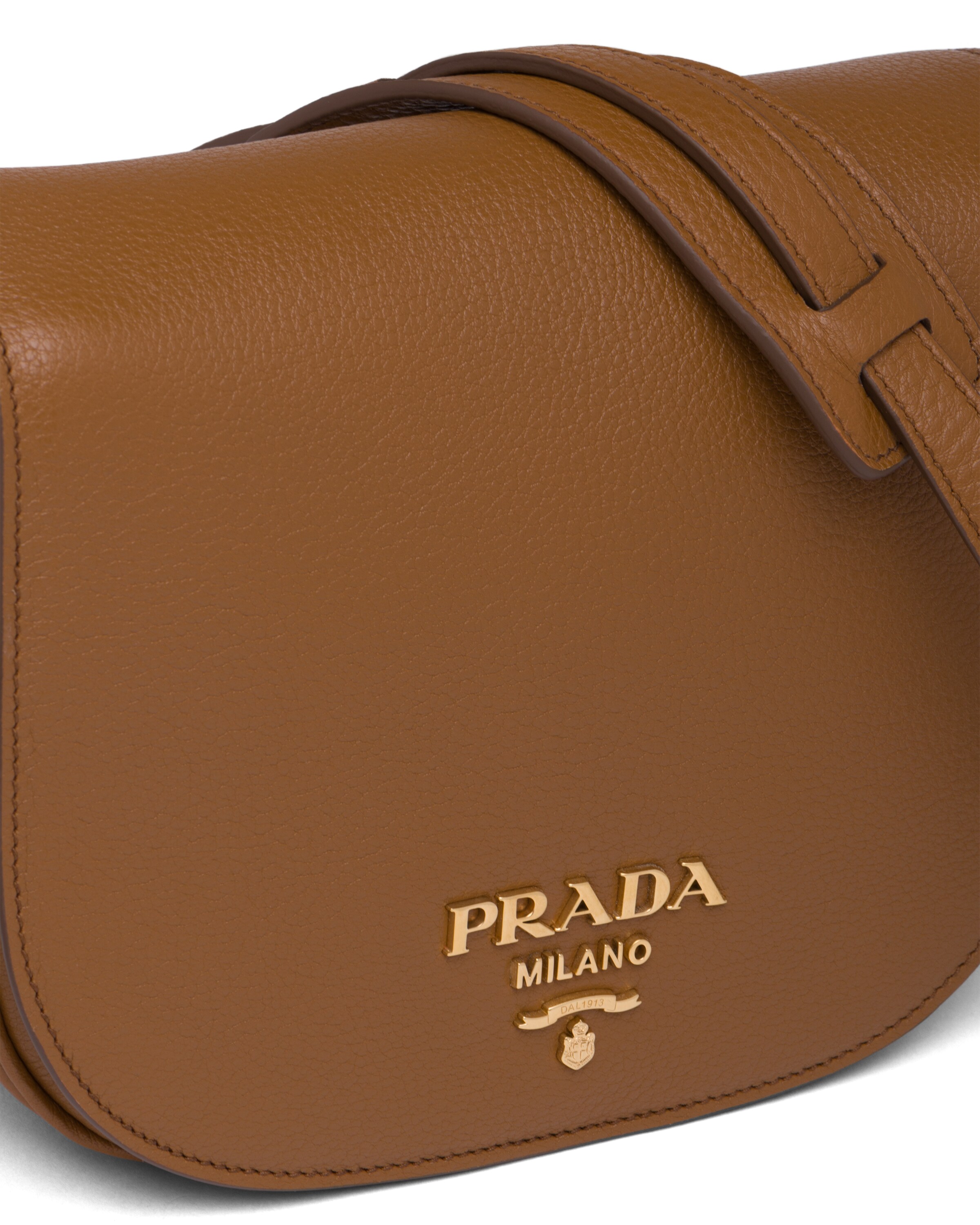 Leather shoulder bag Prada