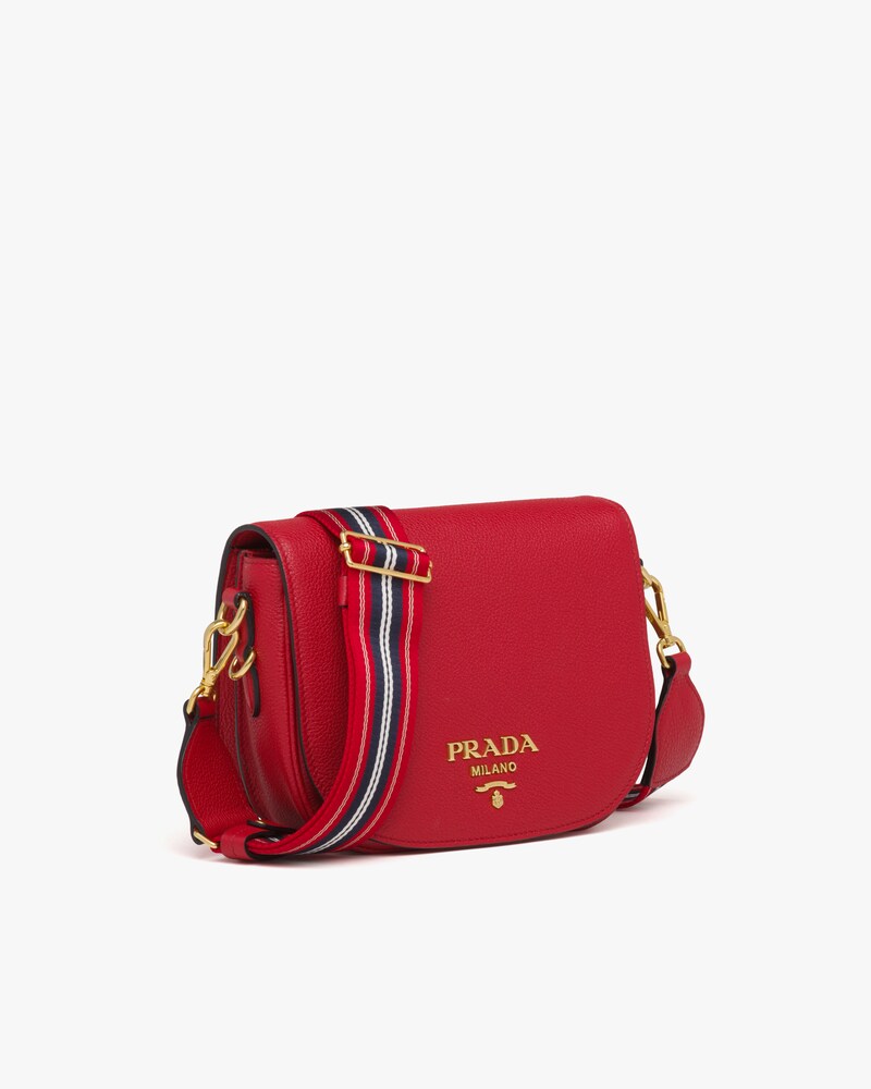 small red prada bag
