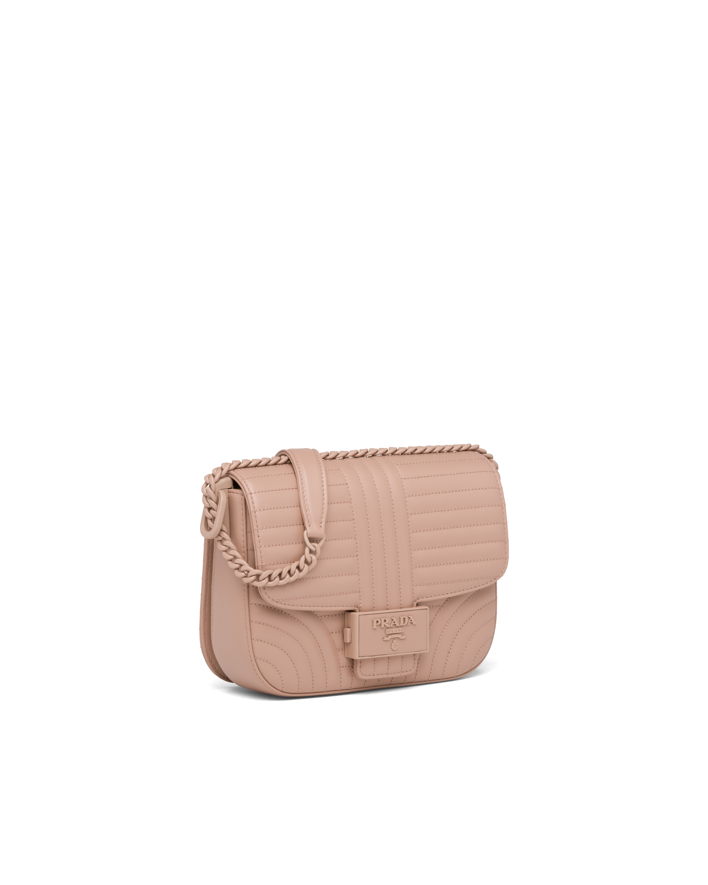 prada diagramme leather bag