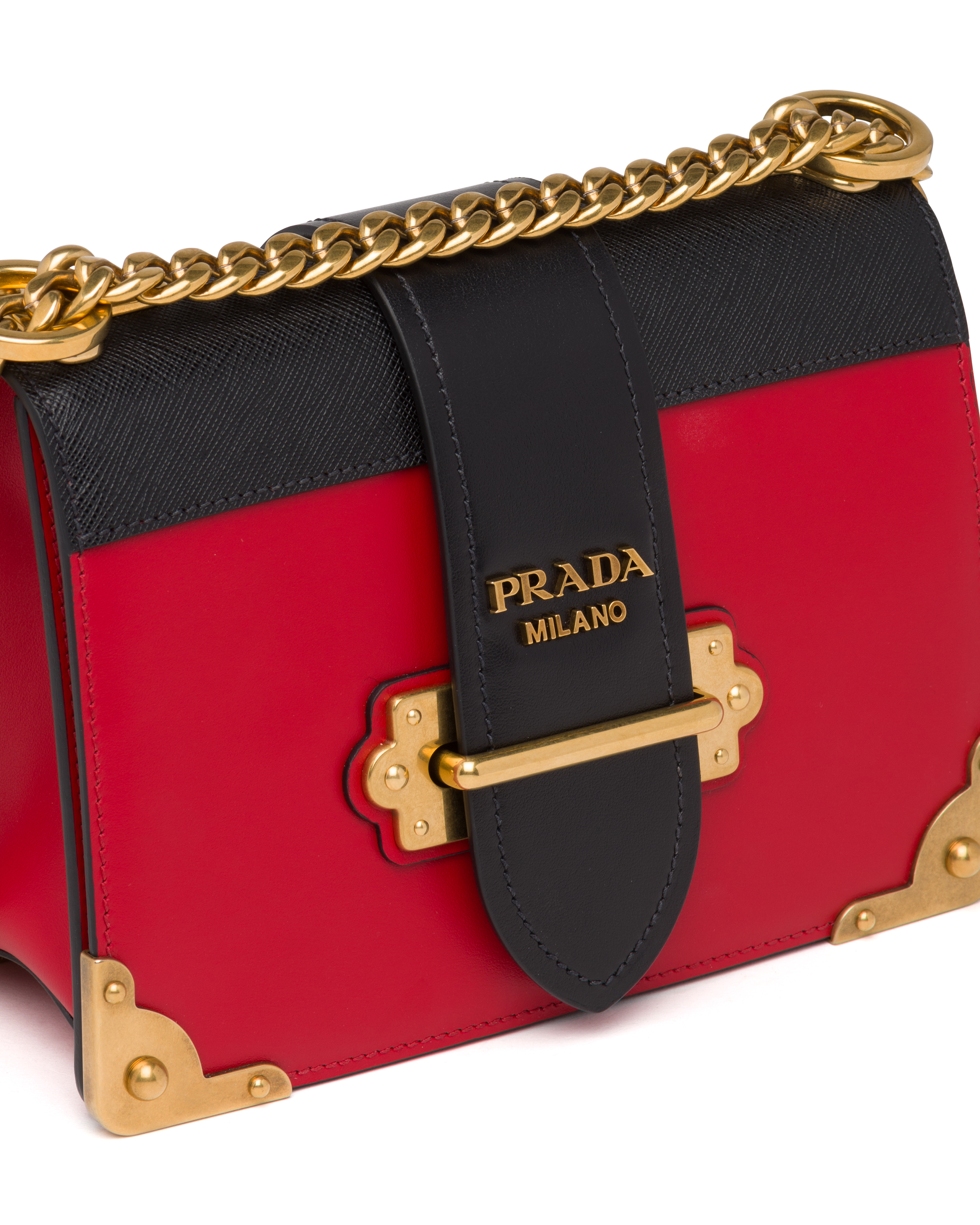 prada cahier red