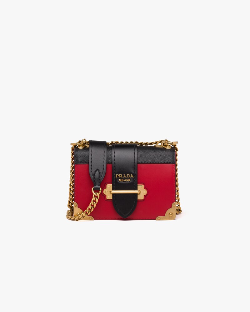 prada black and red
