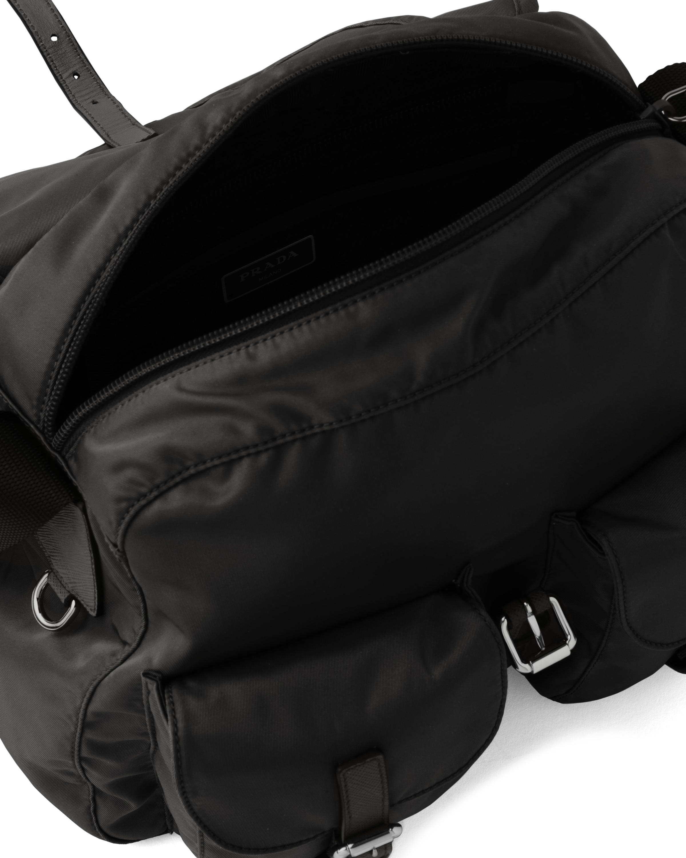 Black Nylon Shoulder Bag Prada