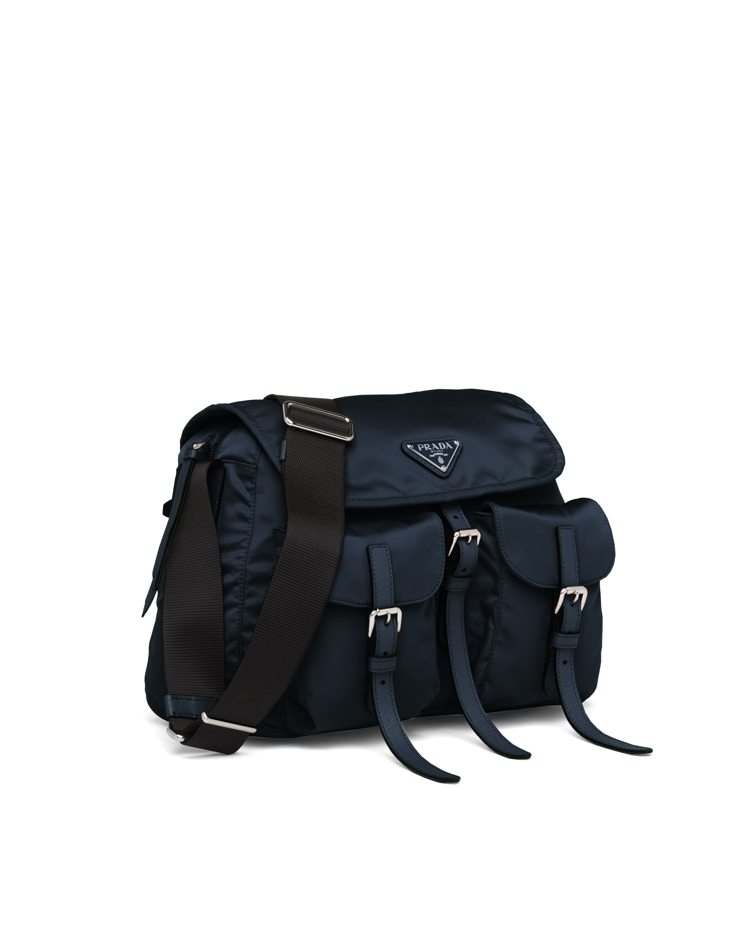 prada nylon one shoulder backpack