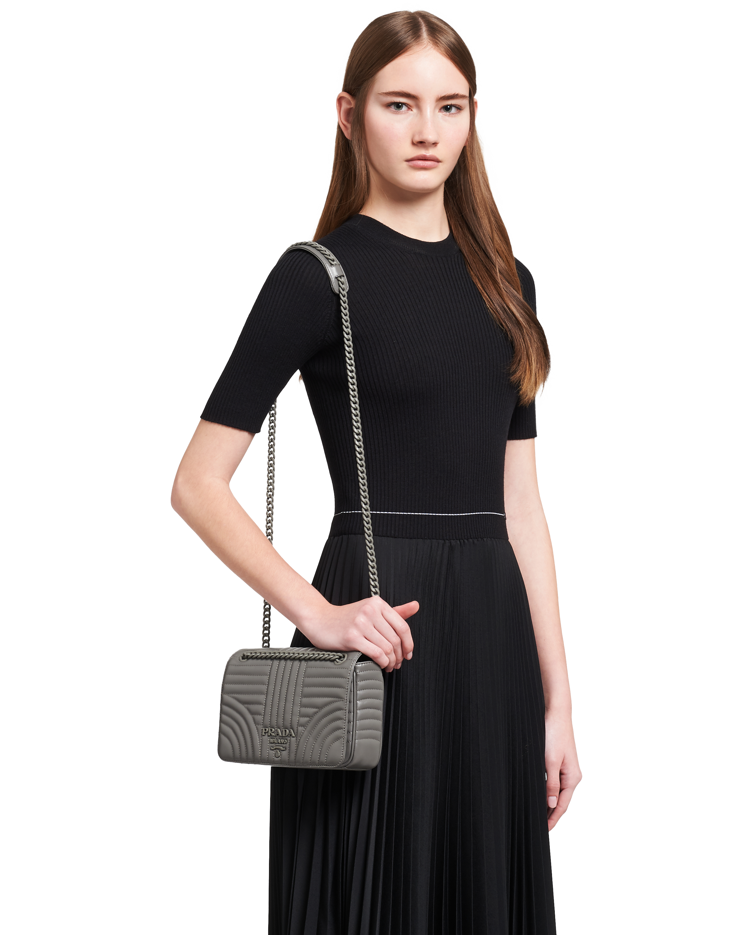 Prada diagramme shop bag small