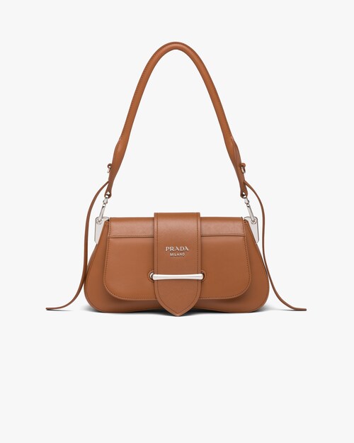 prada pebbled shoulder bag