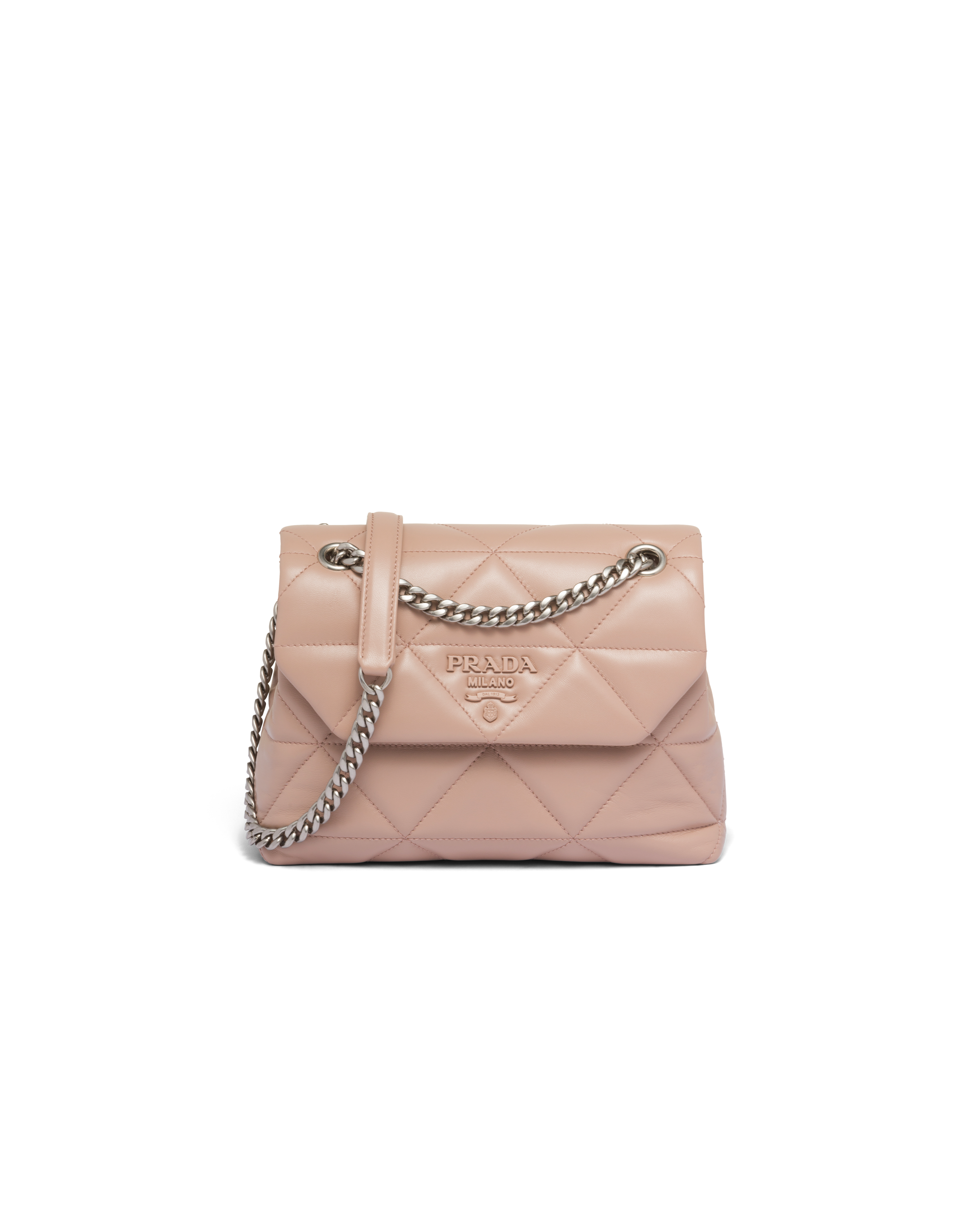 Prada Small  Spectrum Nappa Leather Bag In Powder