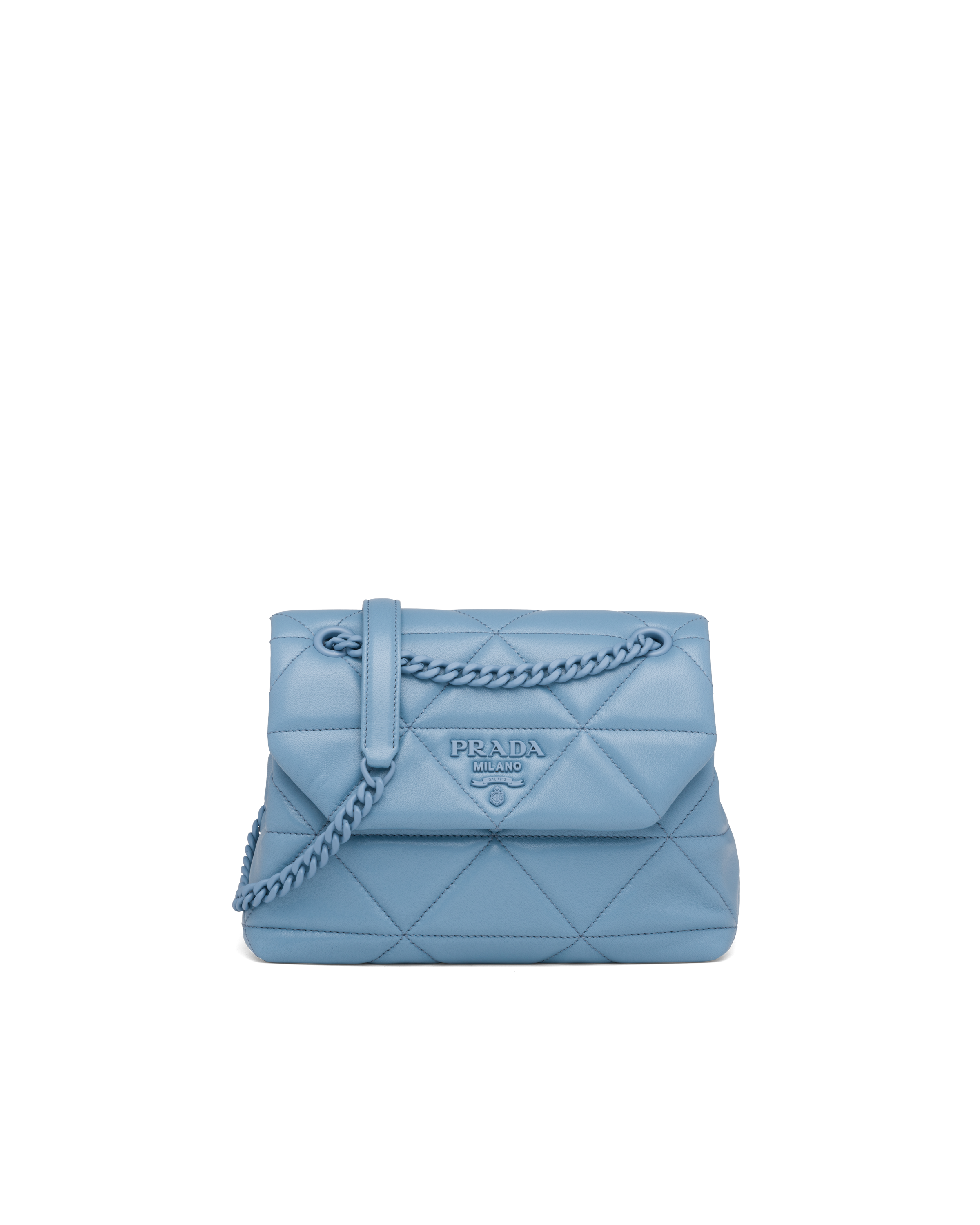 turquoise prada bag
