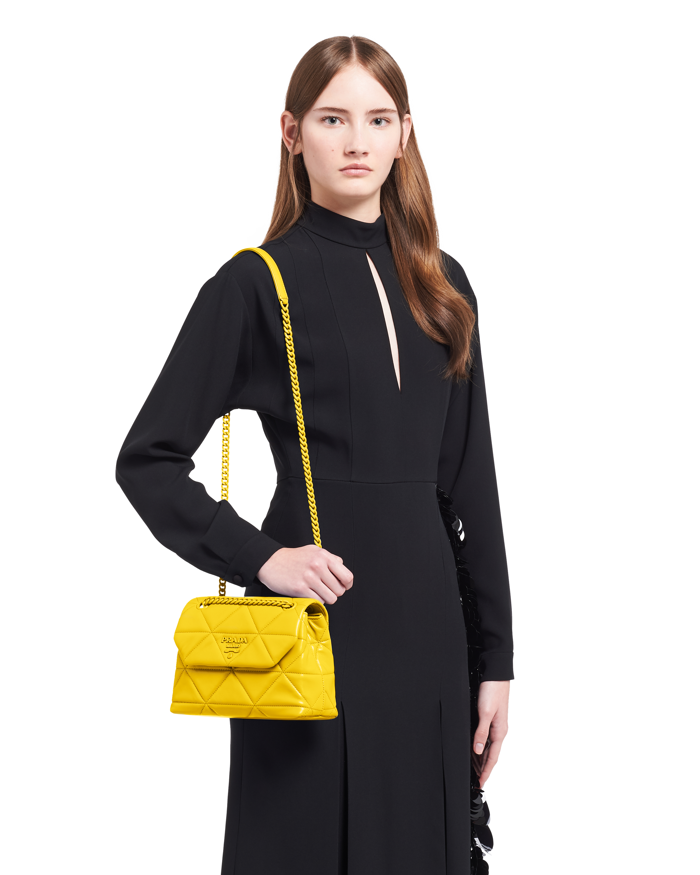 Prada black and yellow bag Clearance