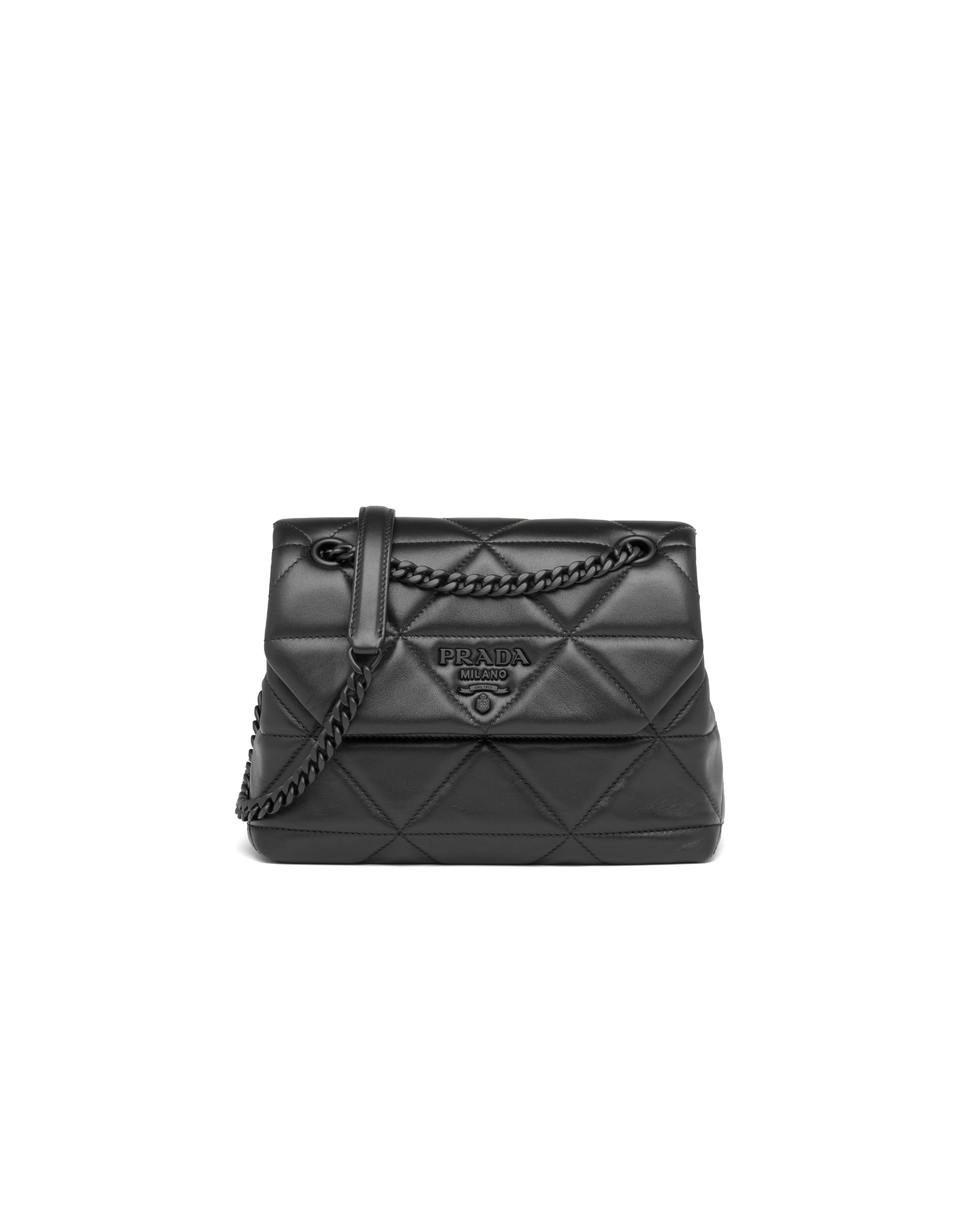 Prada Small Nappa Leather Spectrum Bag In Black | ModeSens