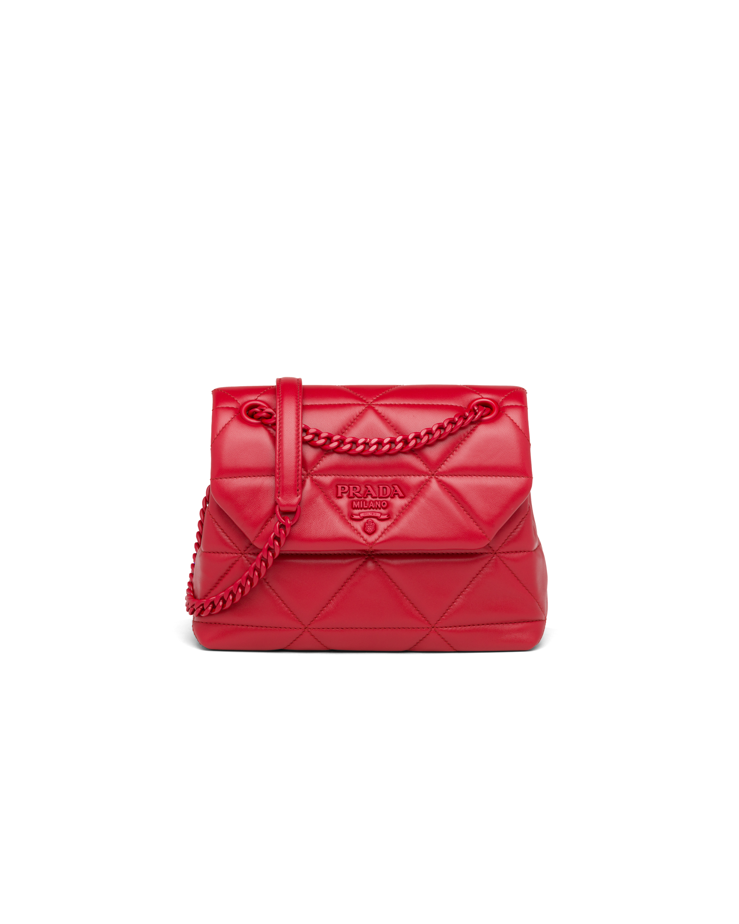 small red prada purse